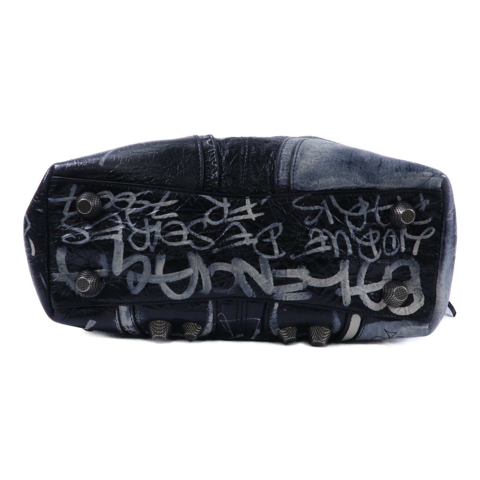 BALENCIAGA 牛皮皮革LE Cagole Graffiti Tote手挽肩背兩用袋