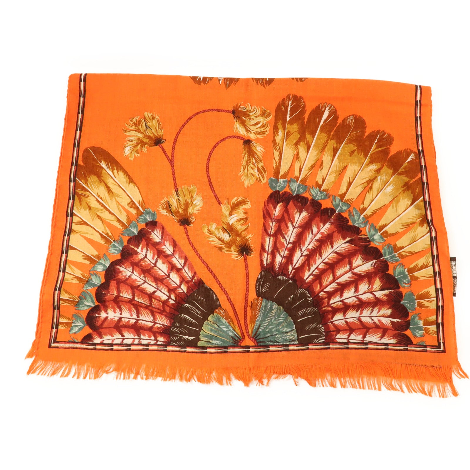 HERMES 羊絨/絲質Scarf圍巾