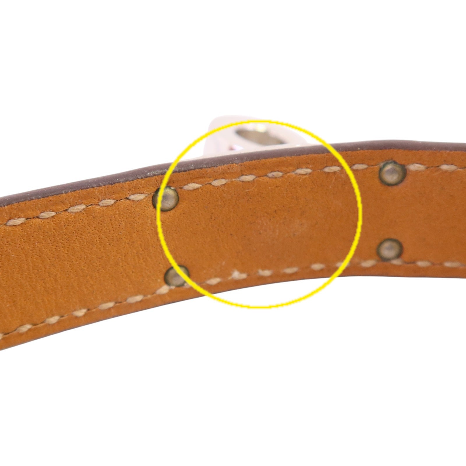 HERMES Swift皮革Kelly Double Tour Bracelet金扣手鏈