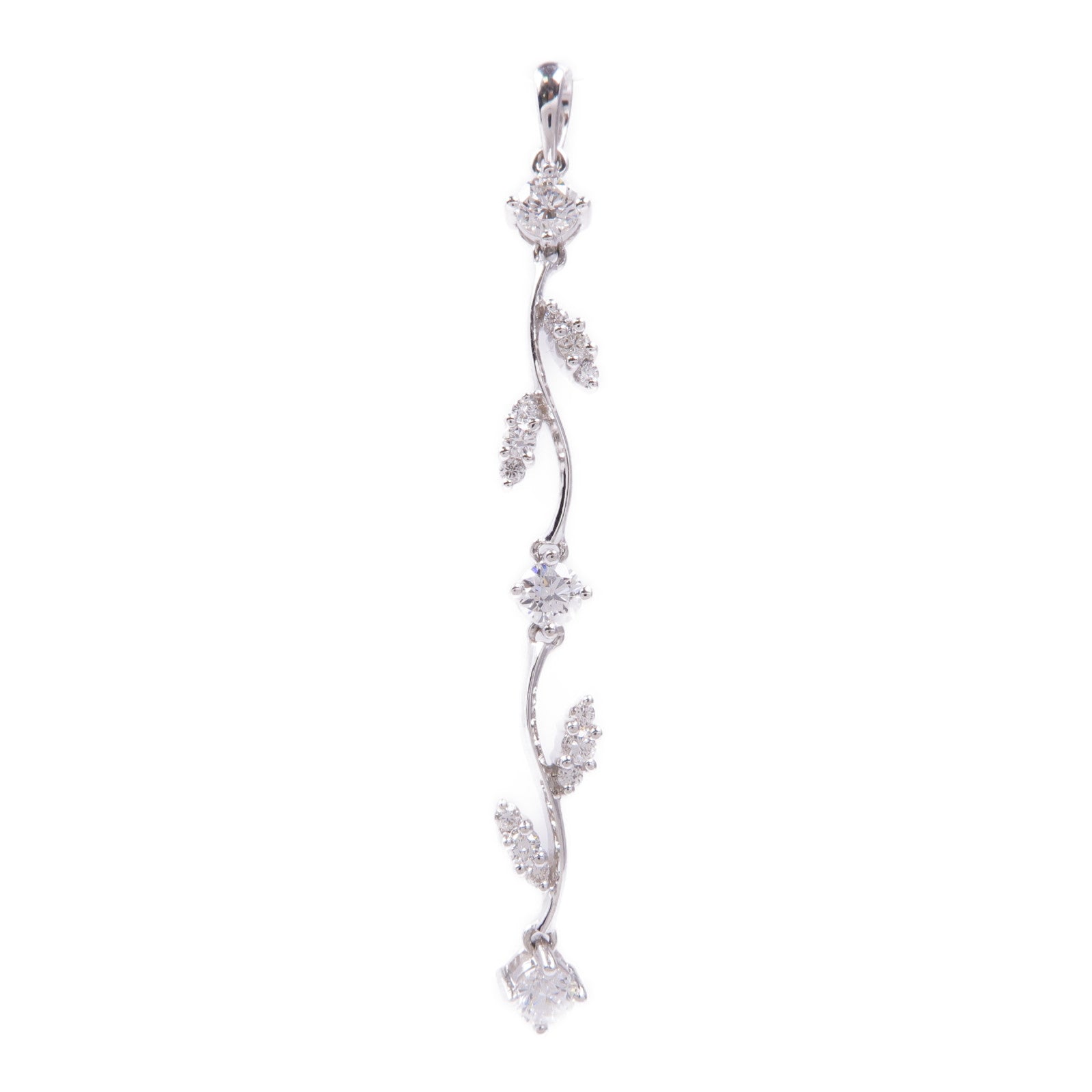 JEWELRY 18K白金Diamond Pendant Top鑽石吊墜