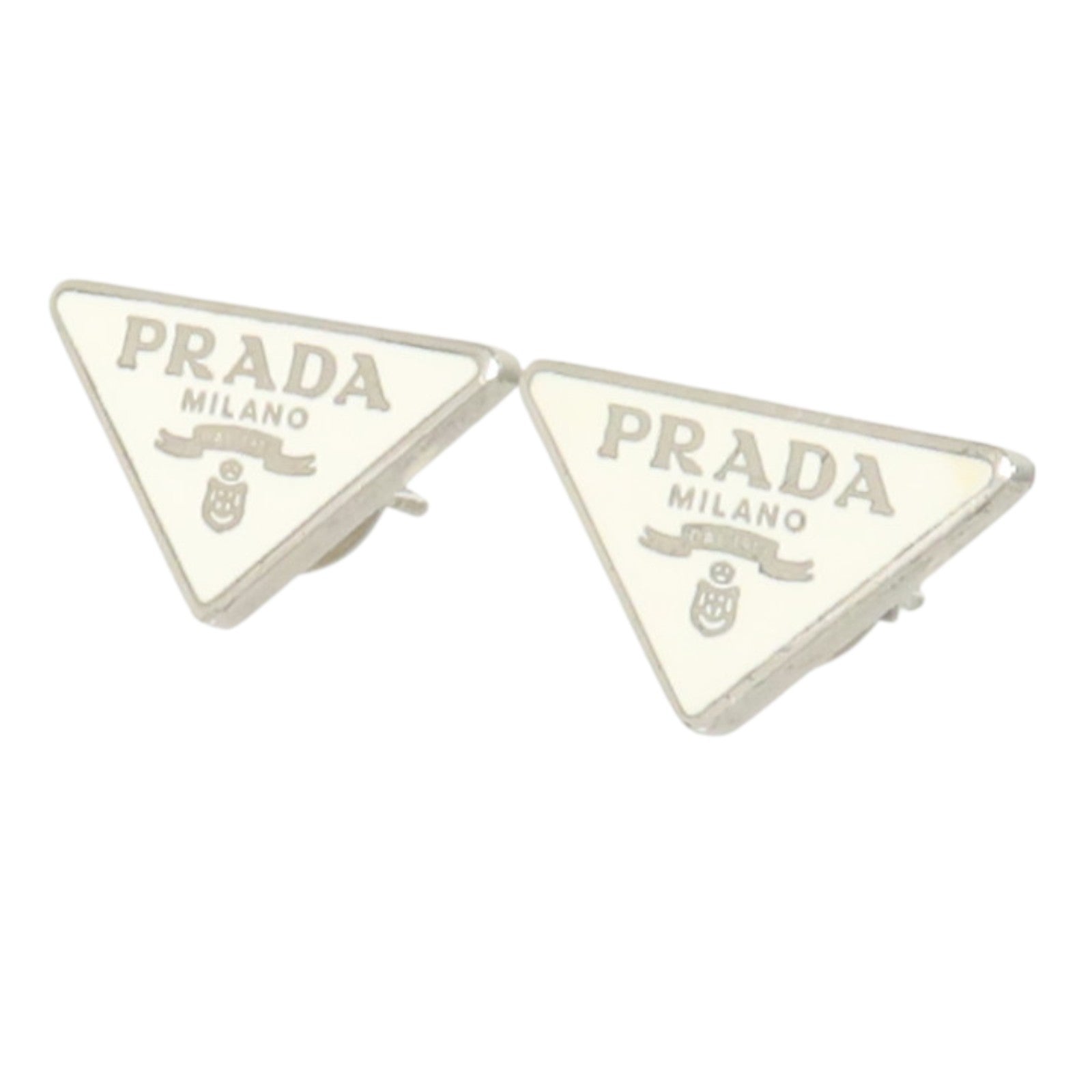PRADA 925純銀/琺瑯Earrings耳環