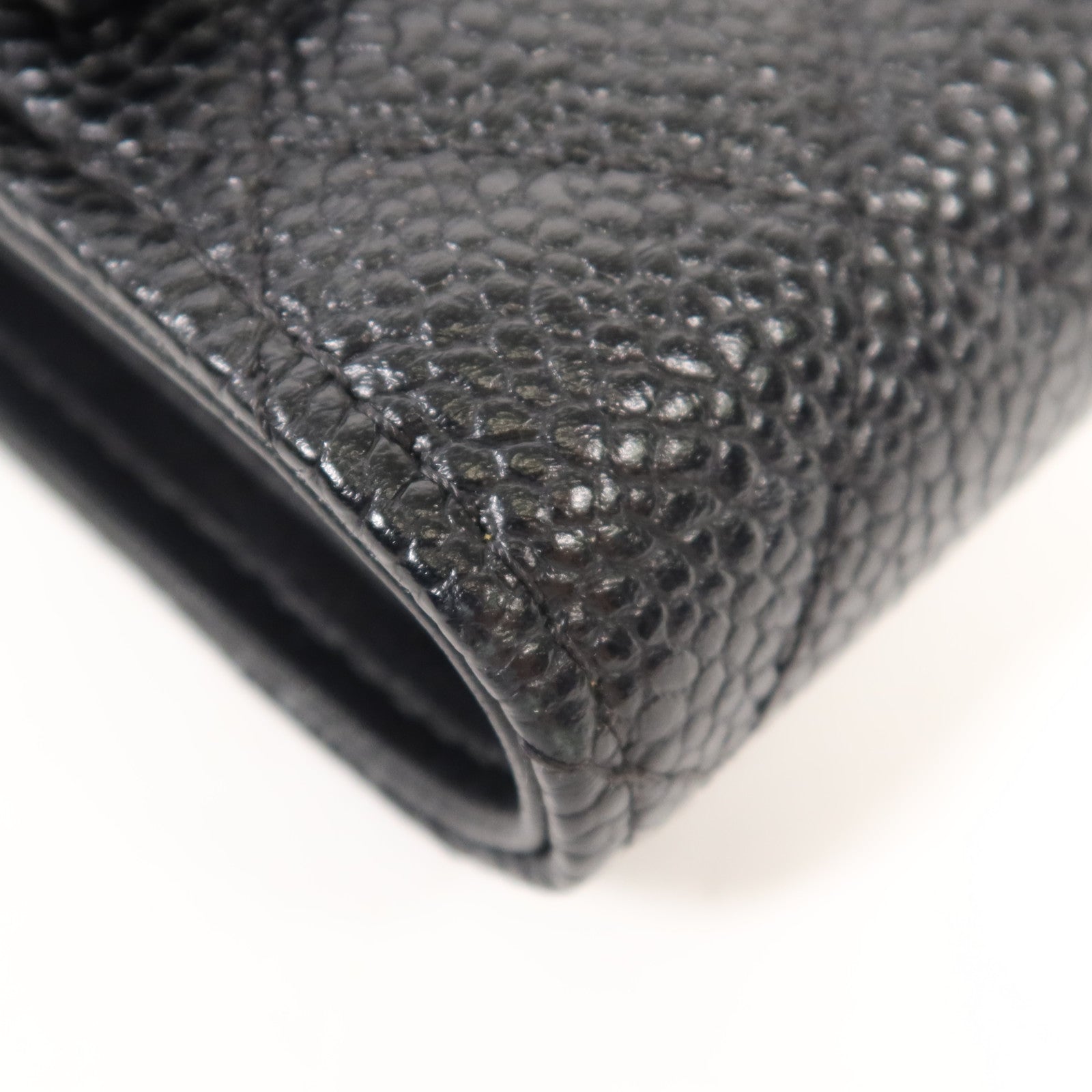 CHANEL 牛皮皮革Wallet金扣錢包