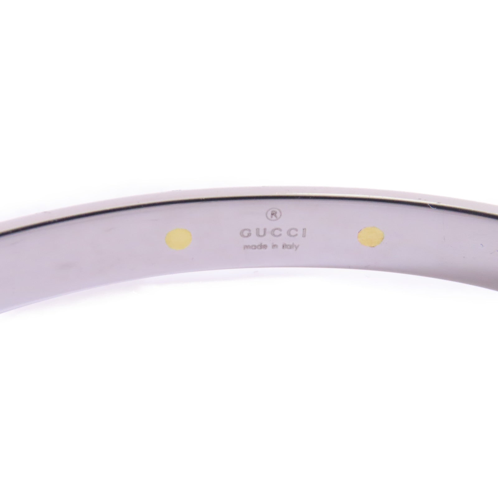 GUCCI 不鏽鋼/黃金Bangle手鐲GUCCI#17