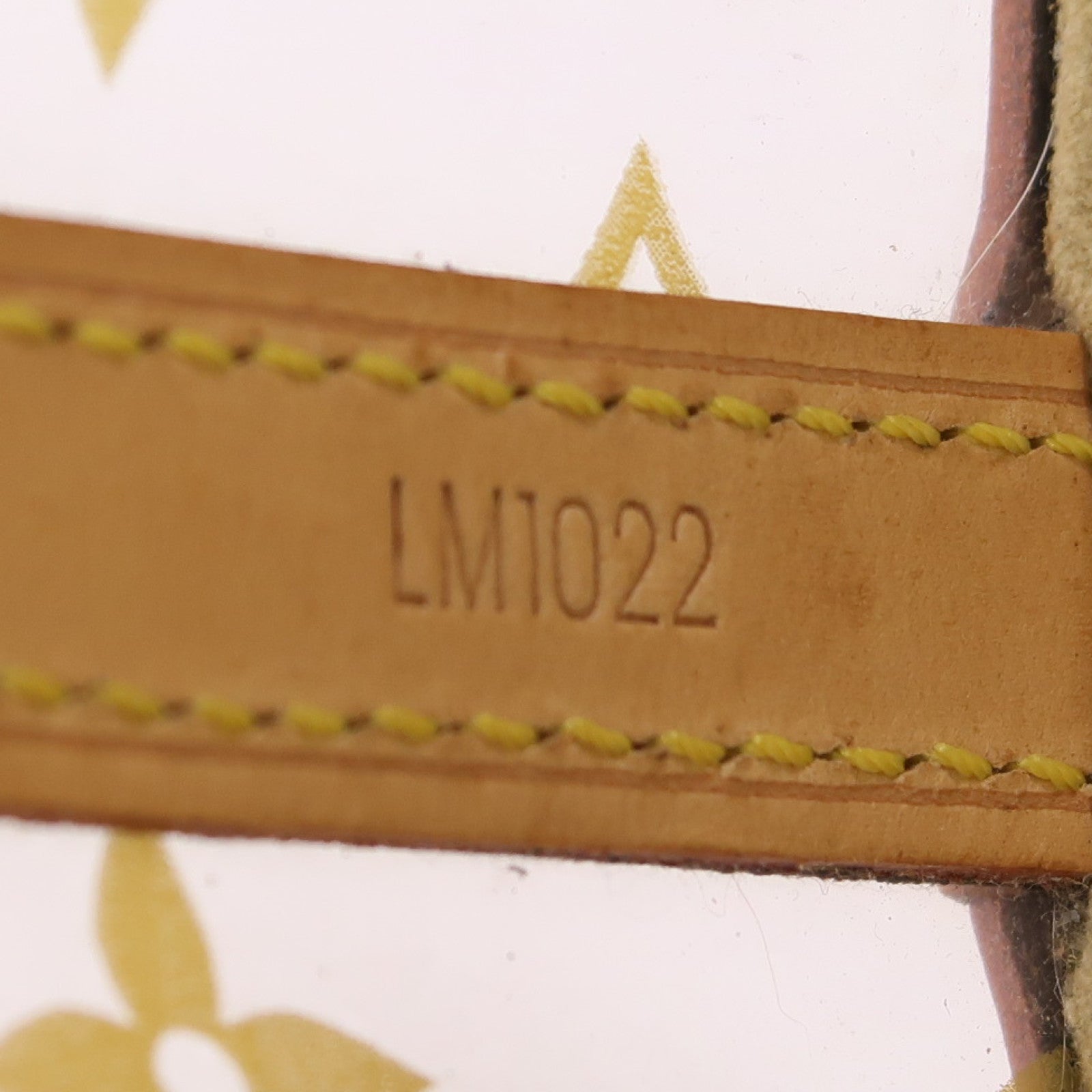 LOUIS VUITTON Monogram Vinyl Cabas Ambre PM金扣手挽袋棕色