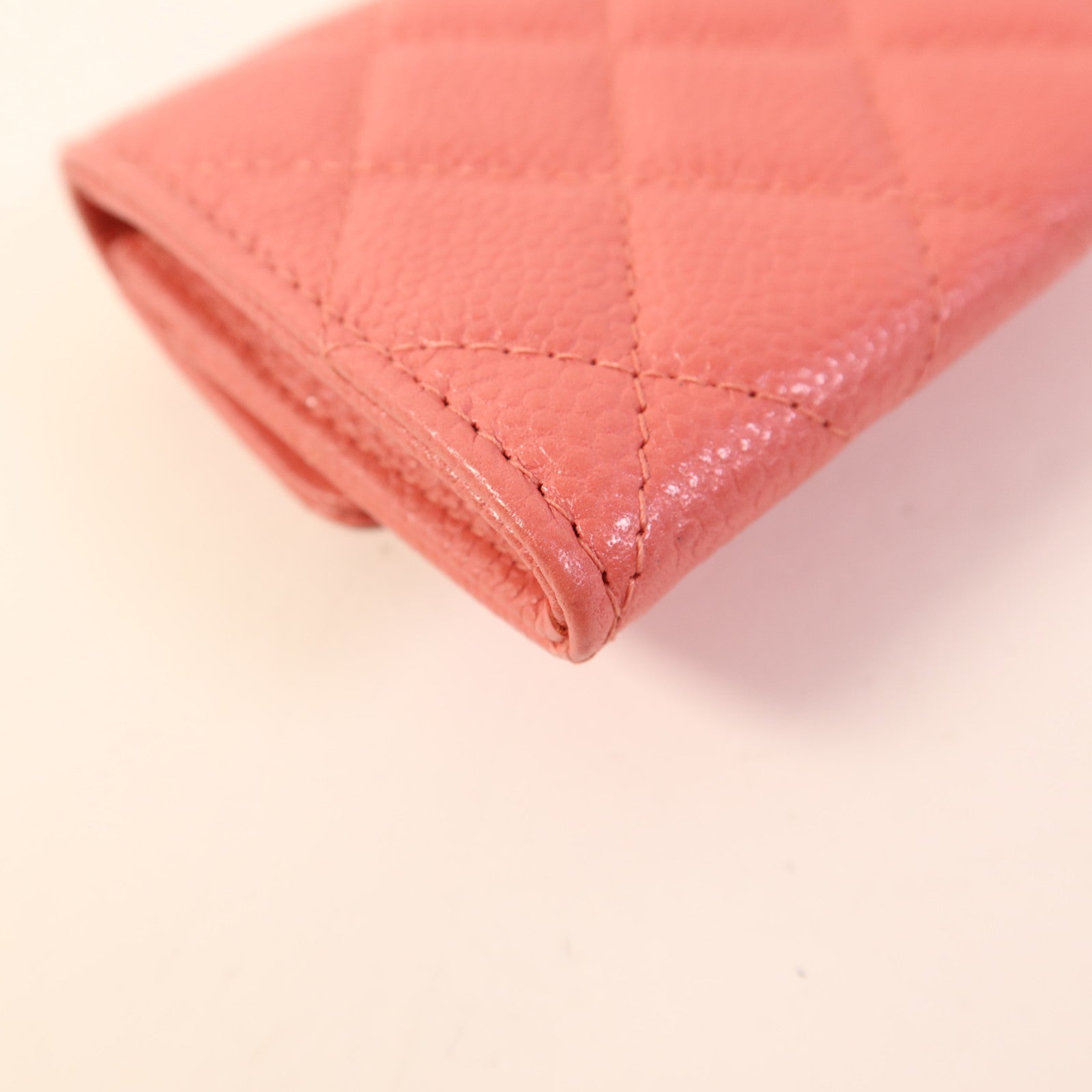 CHANEL 牛皮皮革Card Case金扣卡片套