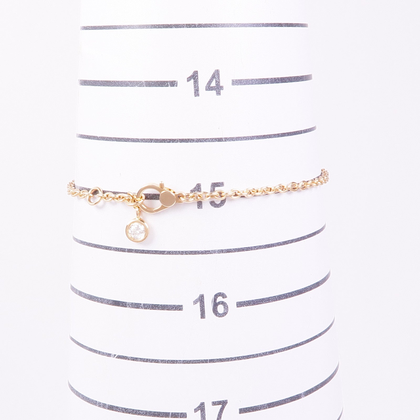 HERMES 18K玫瑰金Finesse Bracelet鑽石手鏈