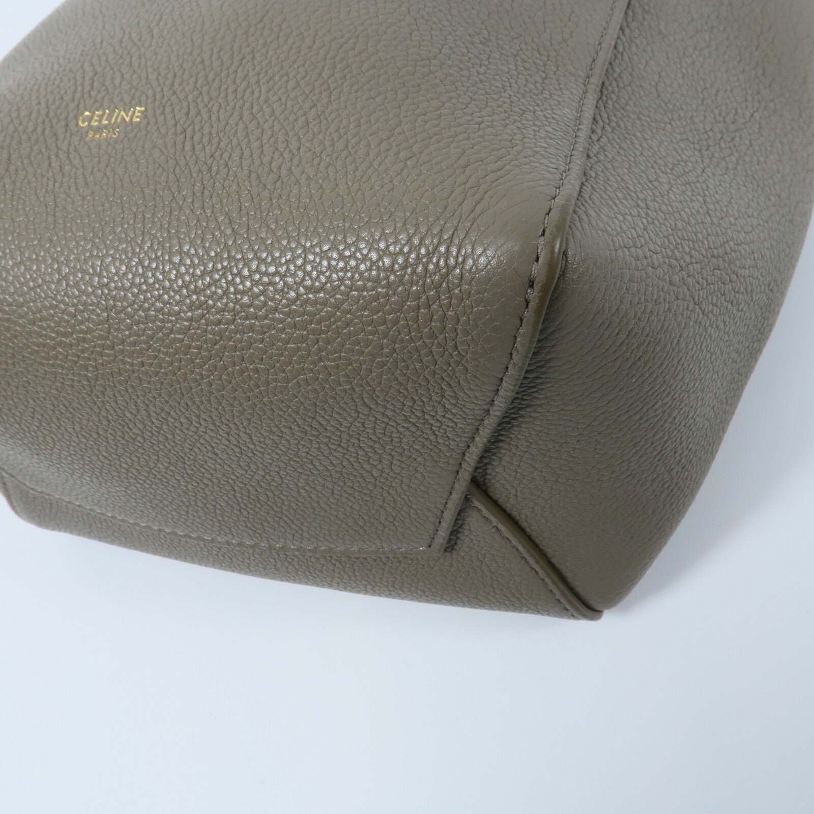 CELINE 牛皮皮革Sangle Bucket Small肩背袋