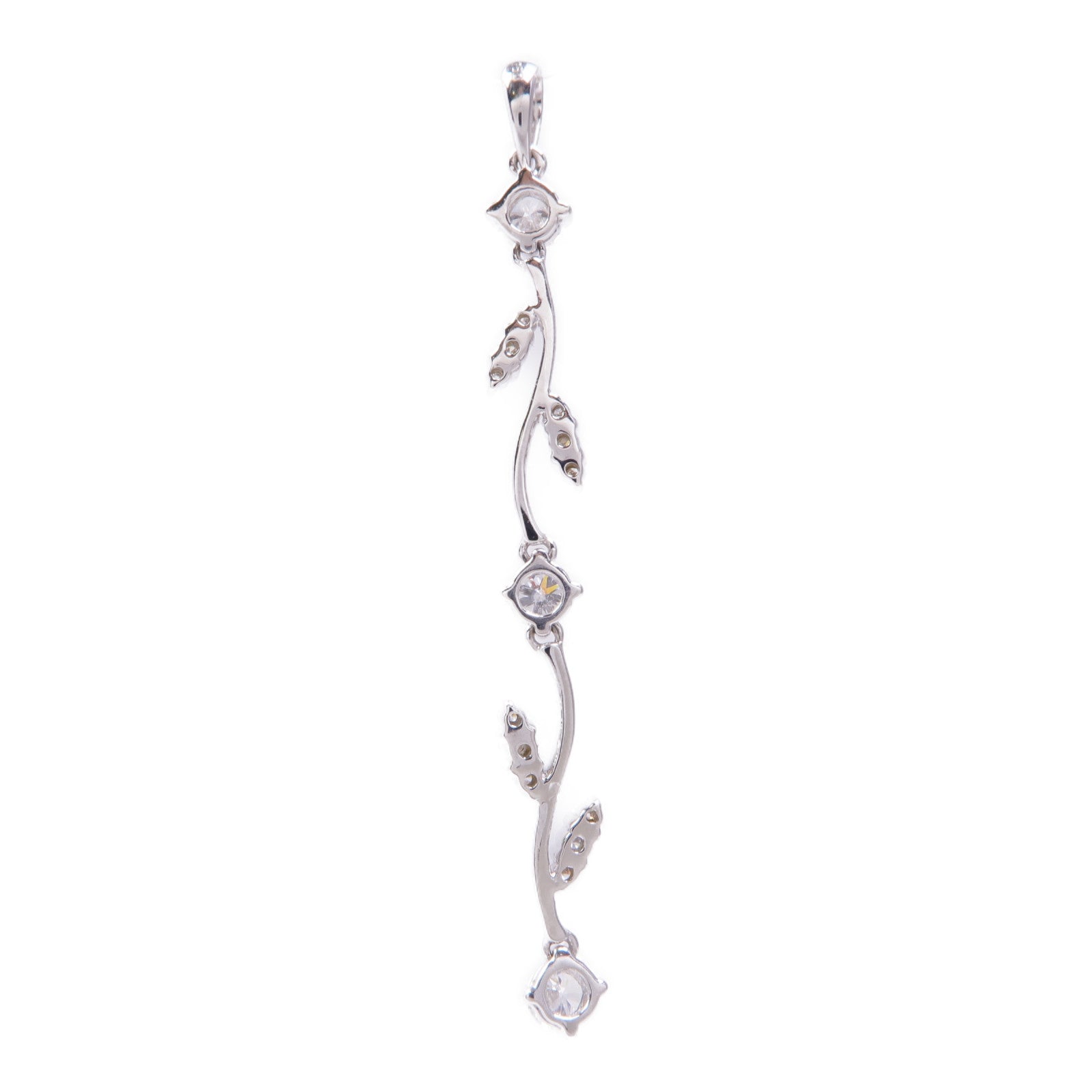 JEWELRY 18K白金Diamond Pendant Top鑽石吊墜