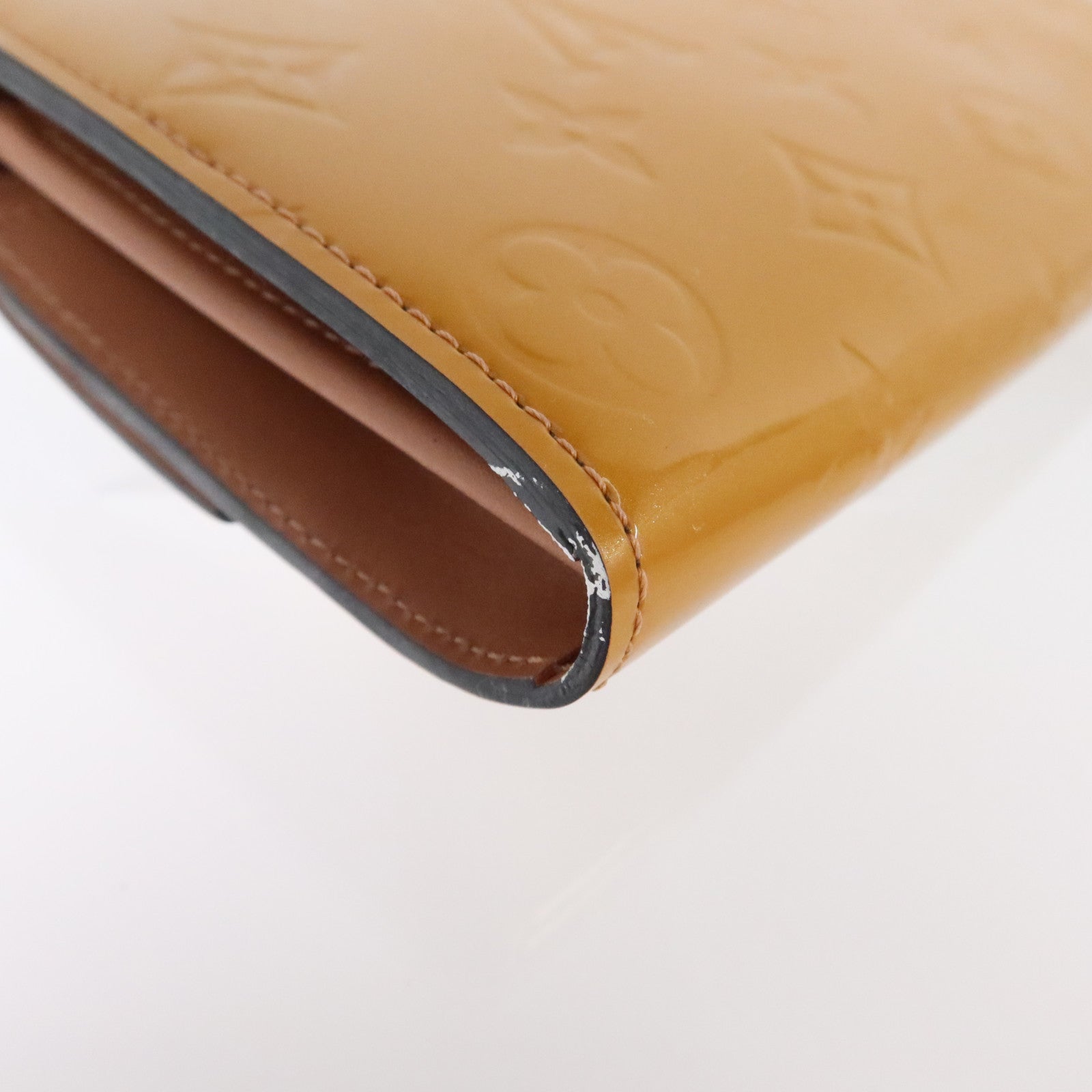 LOUIS VUITTON Monogram Vernis Sarah Long Wallet金扣長錢包