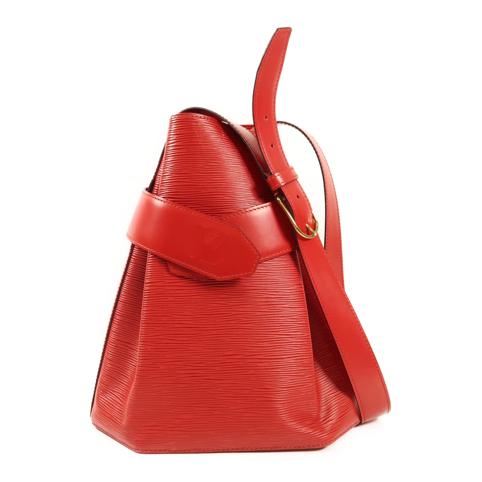 LOUIS VUITTON Epi Sac De Paul金扣肩背袋