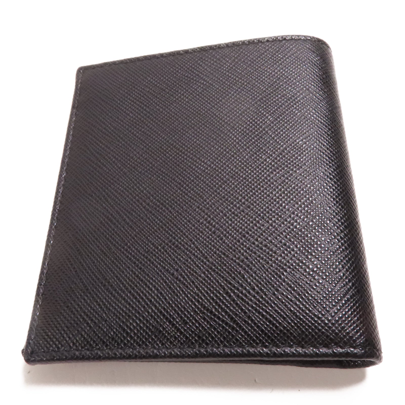 PRADA 牛皮皮革Wallet銀扣錢包