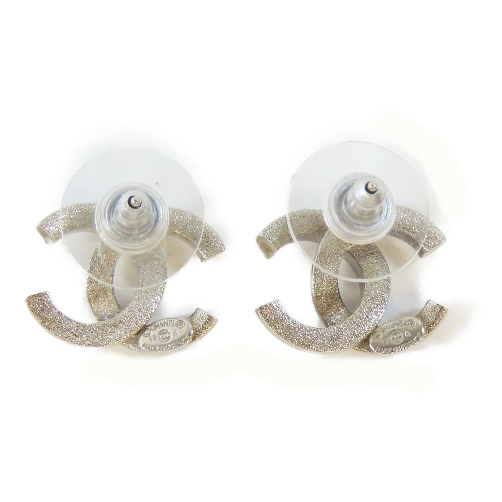 CHANEL 金屬Earrings耳環銀色