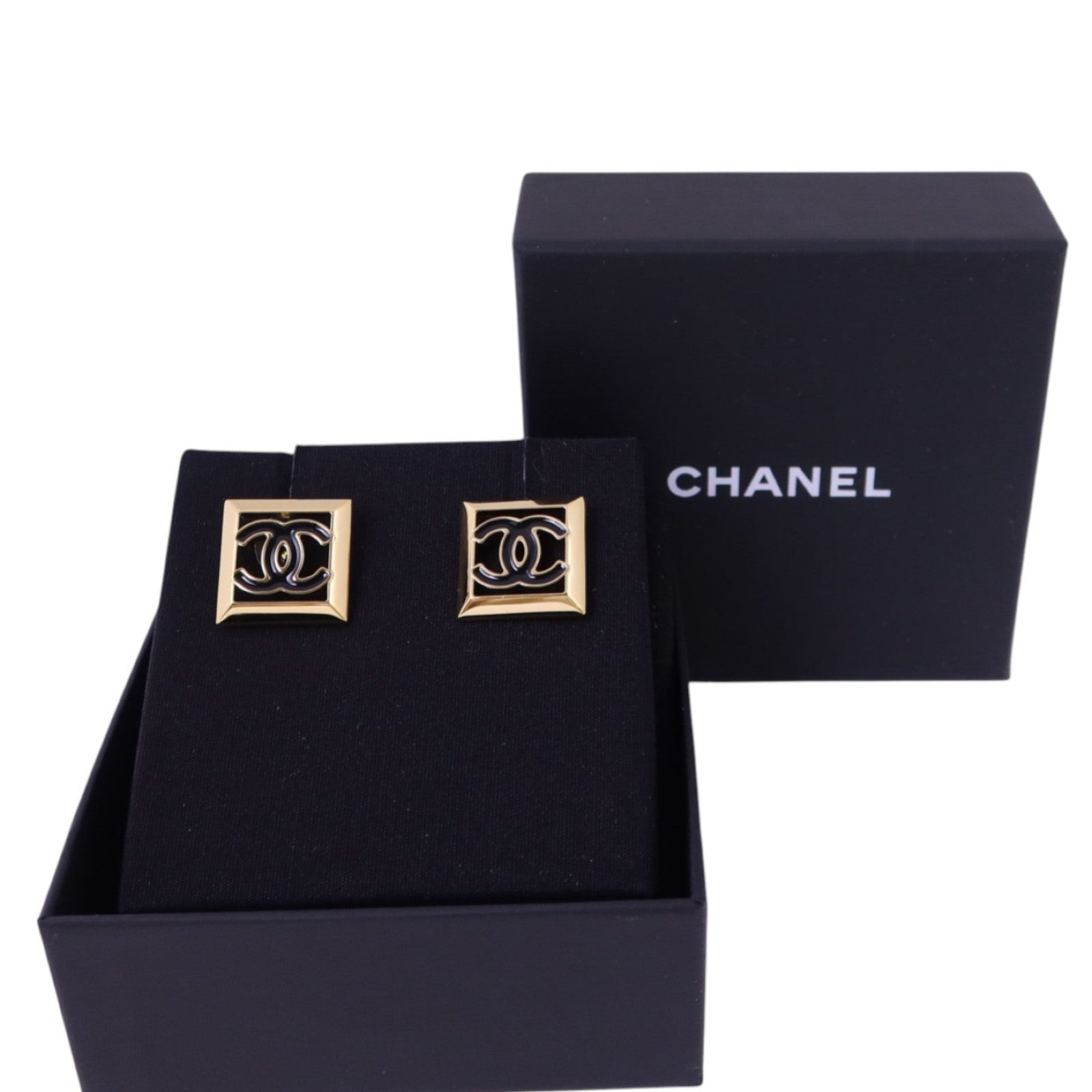CHANEL 金屬Earrings金扣耳環