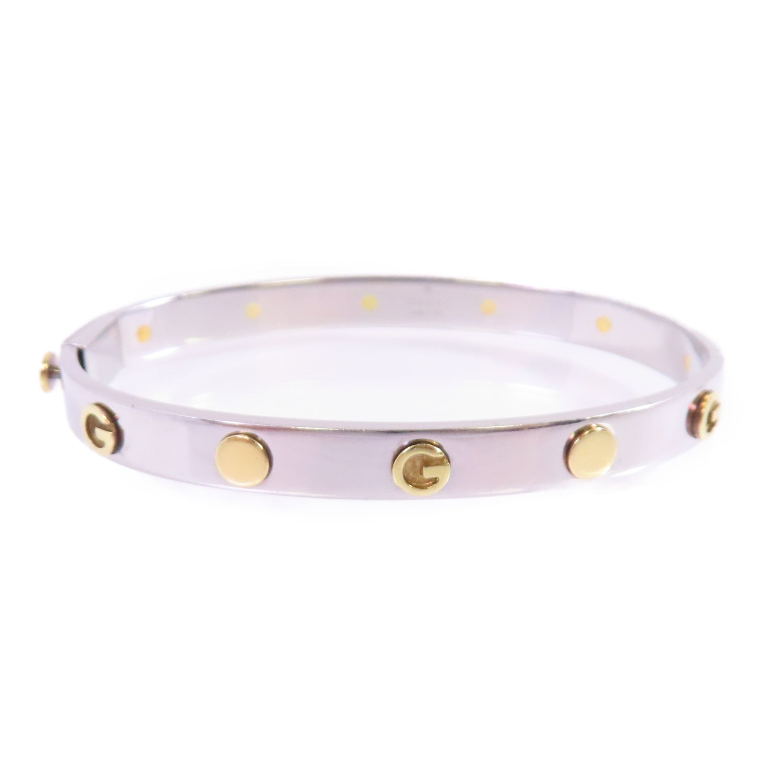 GUCCI 不鏽鋼/黃金Bangle手鐲GUCCI#17