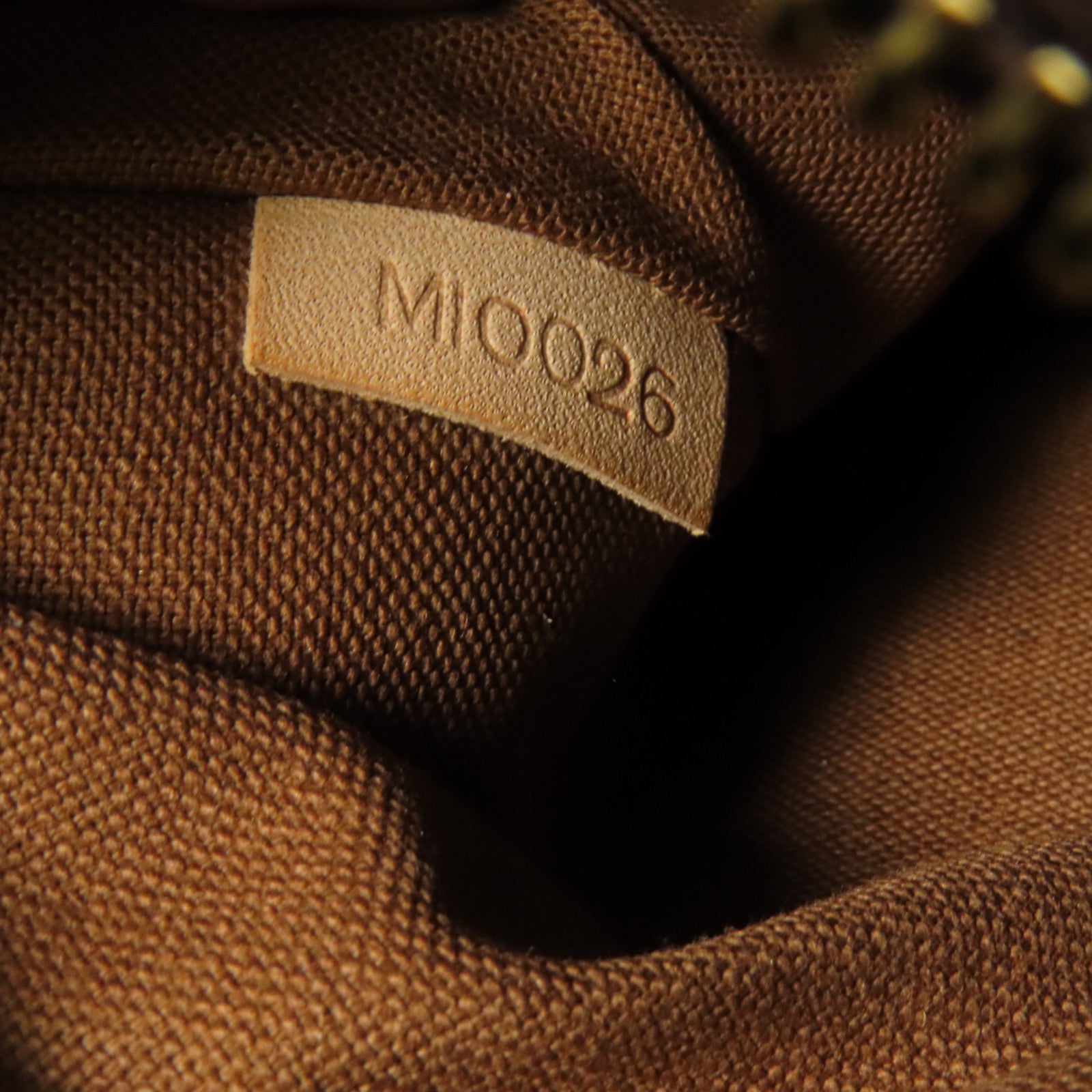 LOUIS VUITTON Monogram Pochette Bosphore金扣肩背袋棕色