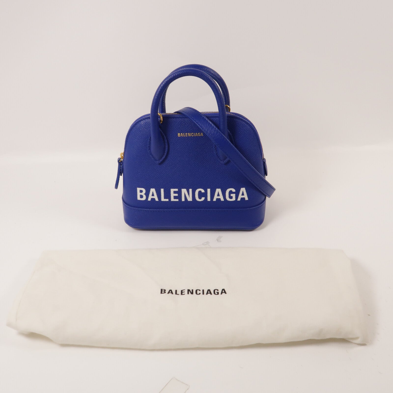 BALENCIAGA 牛皮皮革Ville Top Handle XXS手挽肩背兩用袋