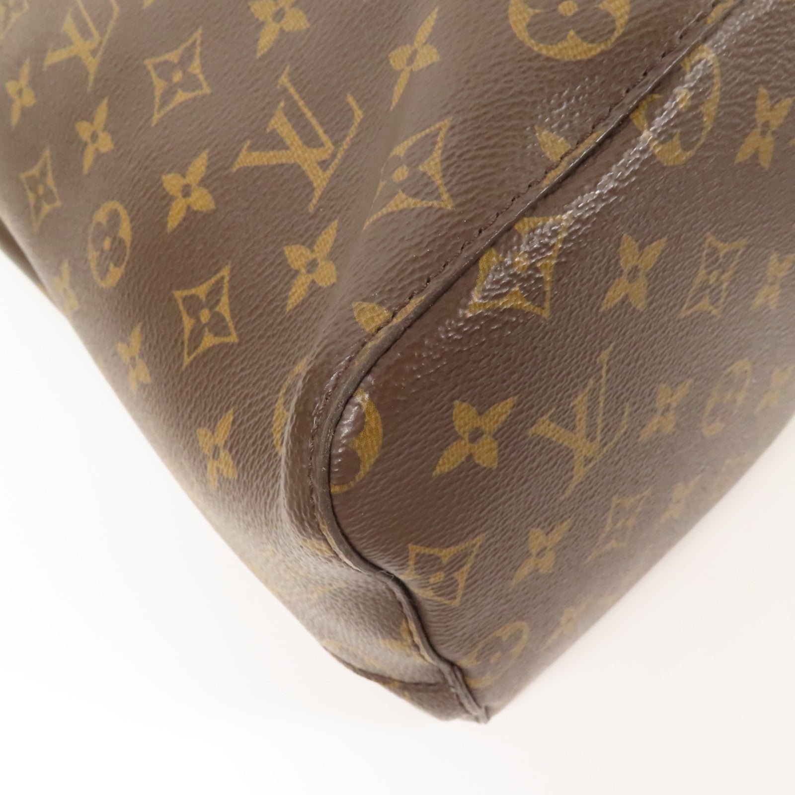 LOUIS VUITTON LV GHW Neo Noe 2way Shoulder Bag M44022 Monogram Brown Pink