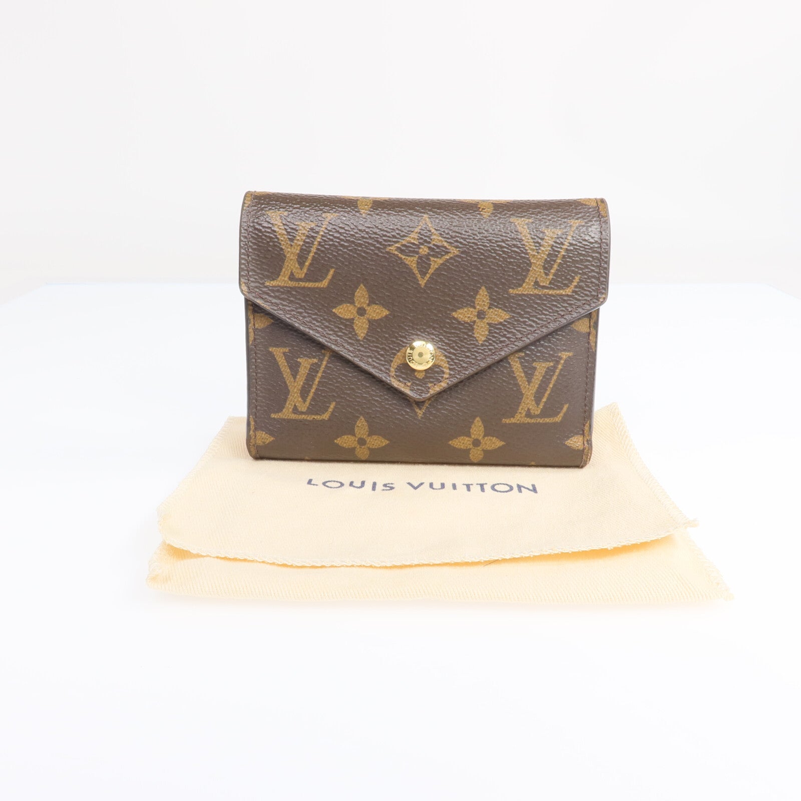 LOUIS VUITTON Monogram Portefeuille Victorine金扣錢包