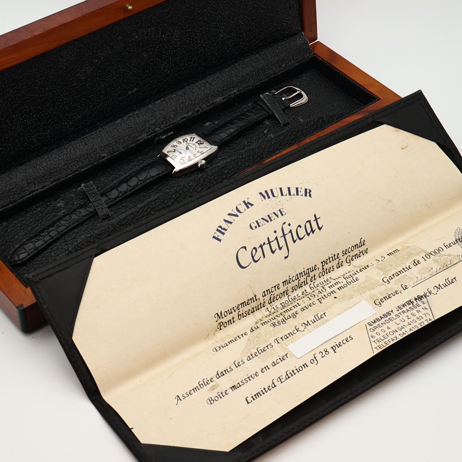 FRANCK MULLER Cintree Curvex 1750 S6 AC
