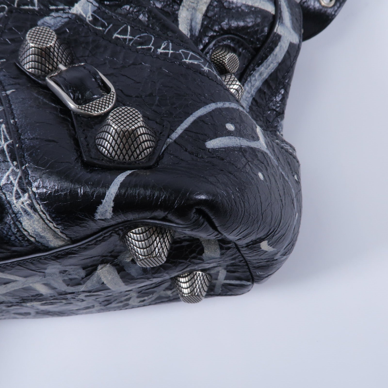 BALENCIAGA 牛皮皮革LE Cagole Graffiti Tote手挽肩背兩用袋