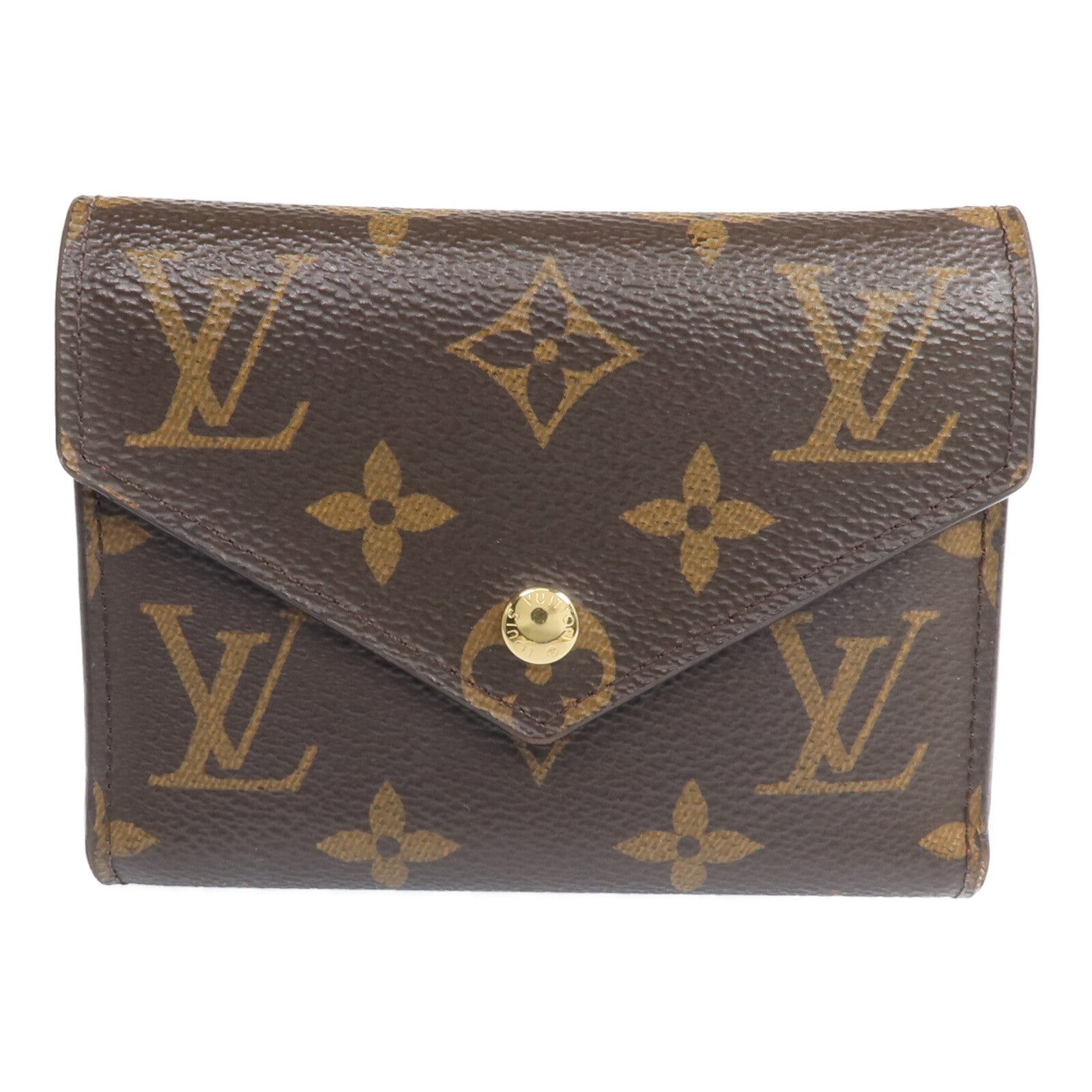 LOUIS VUITTON Monogram Portefeuille Victorine金扣錢包