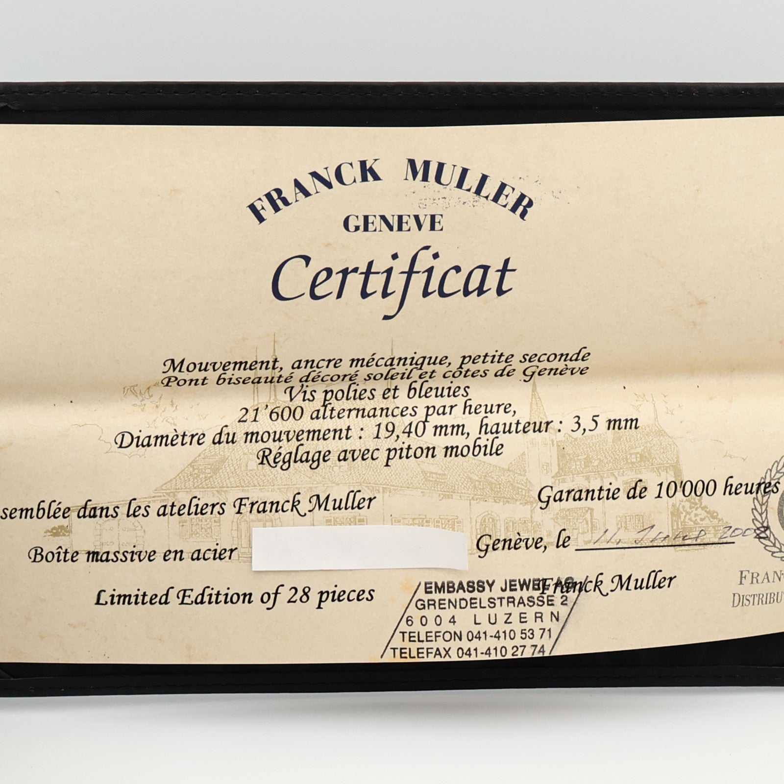 FRANCK MULLER Cintree Curvex 1750 S6 AC