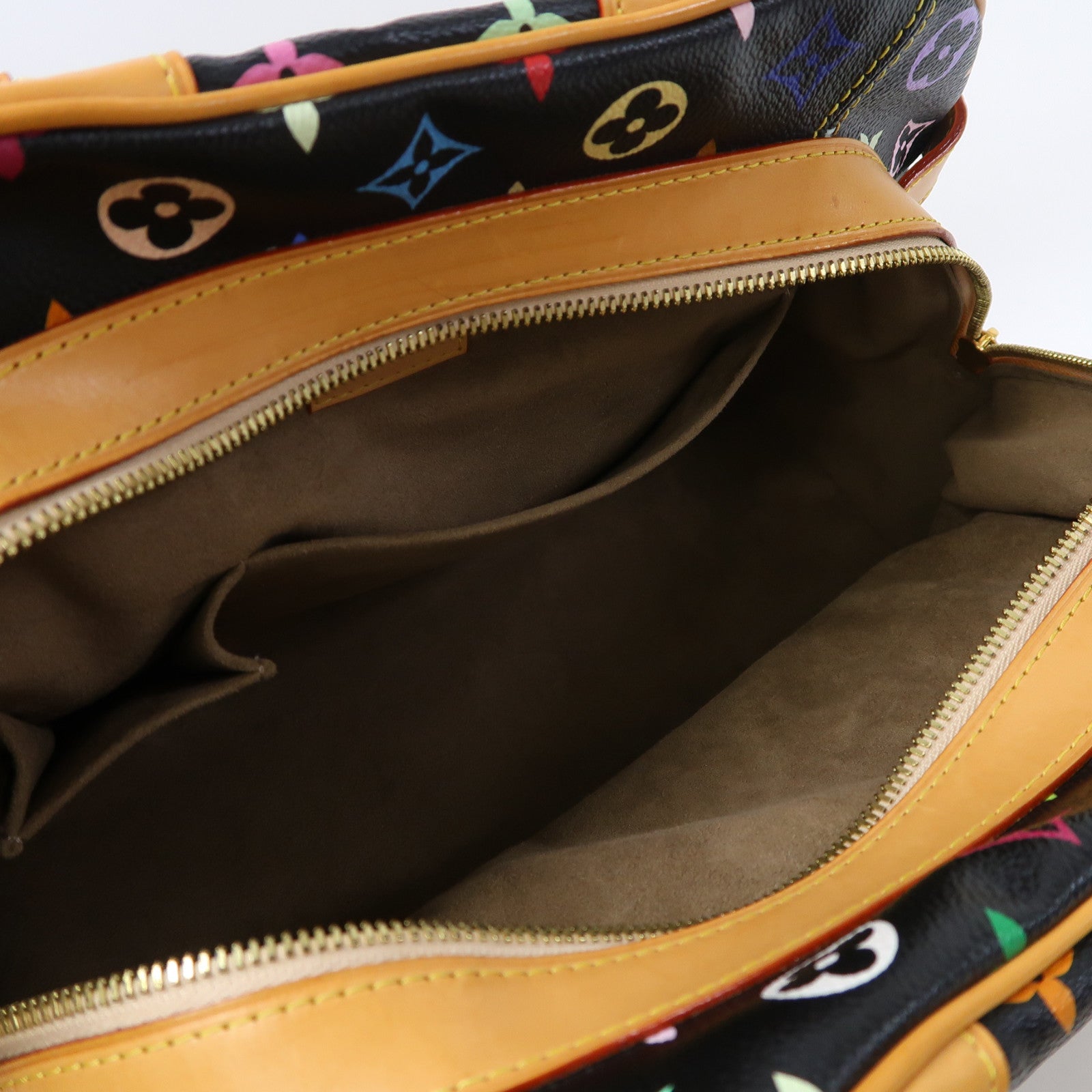 LOUIS VUITTON 【激減優惠】Monogram Multicolor Claudia金扣手挽袋黑色