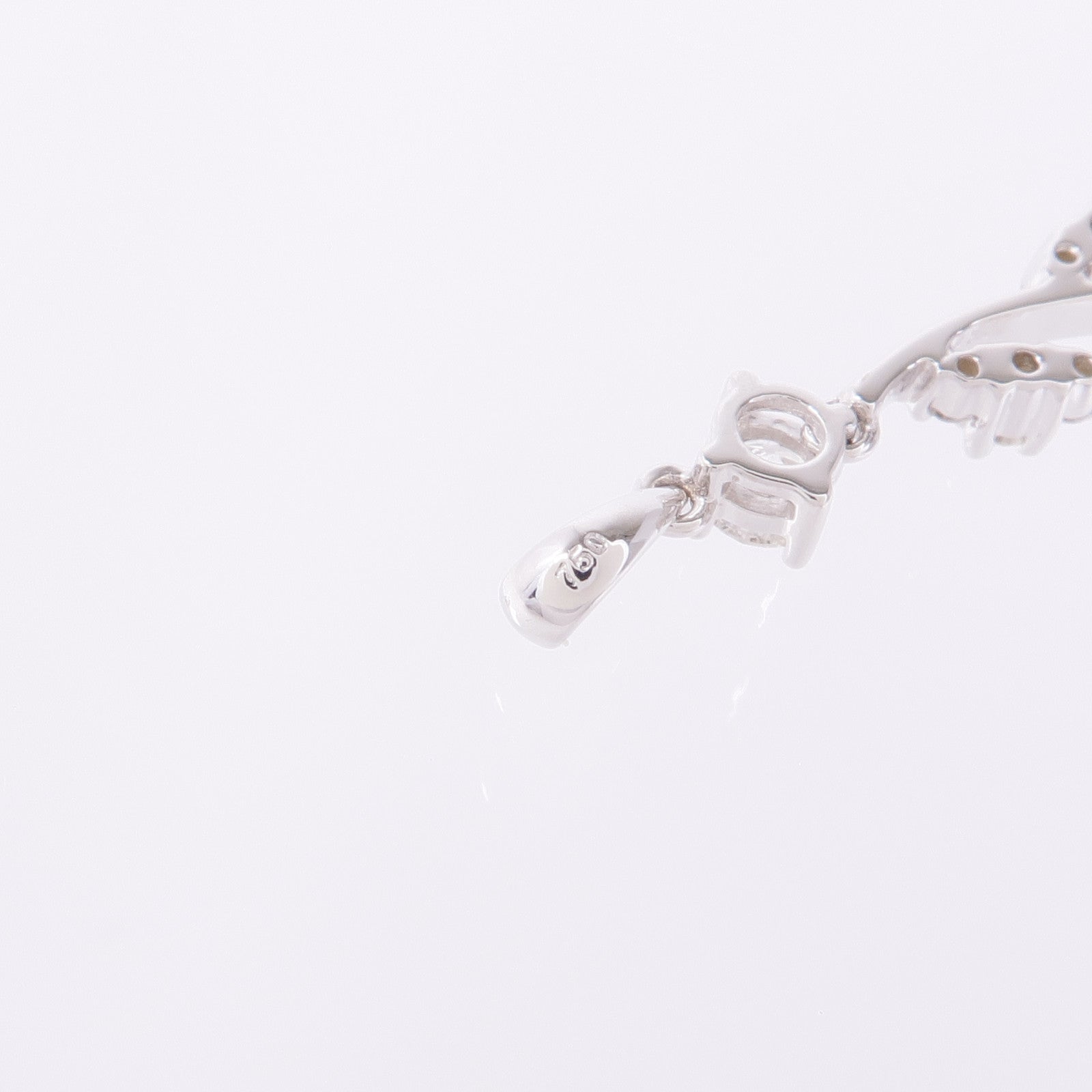 JEWELRY 18K白金Diamond Pendant Top鑽石吊墜