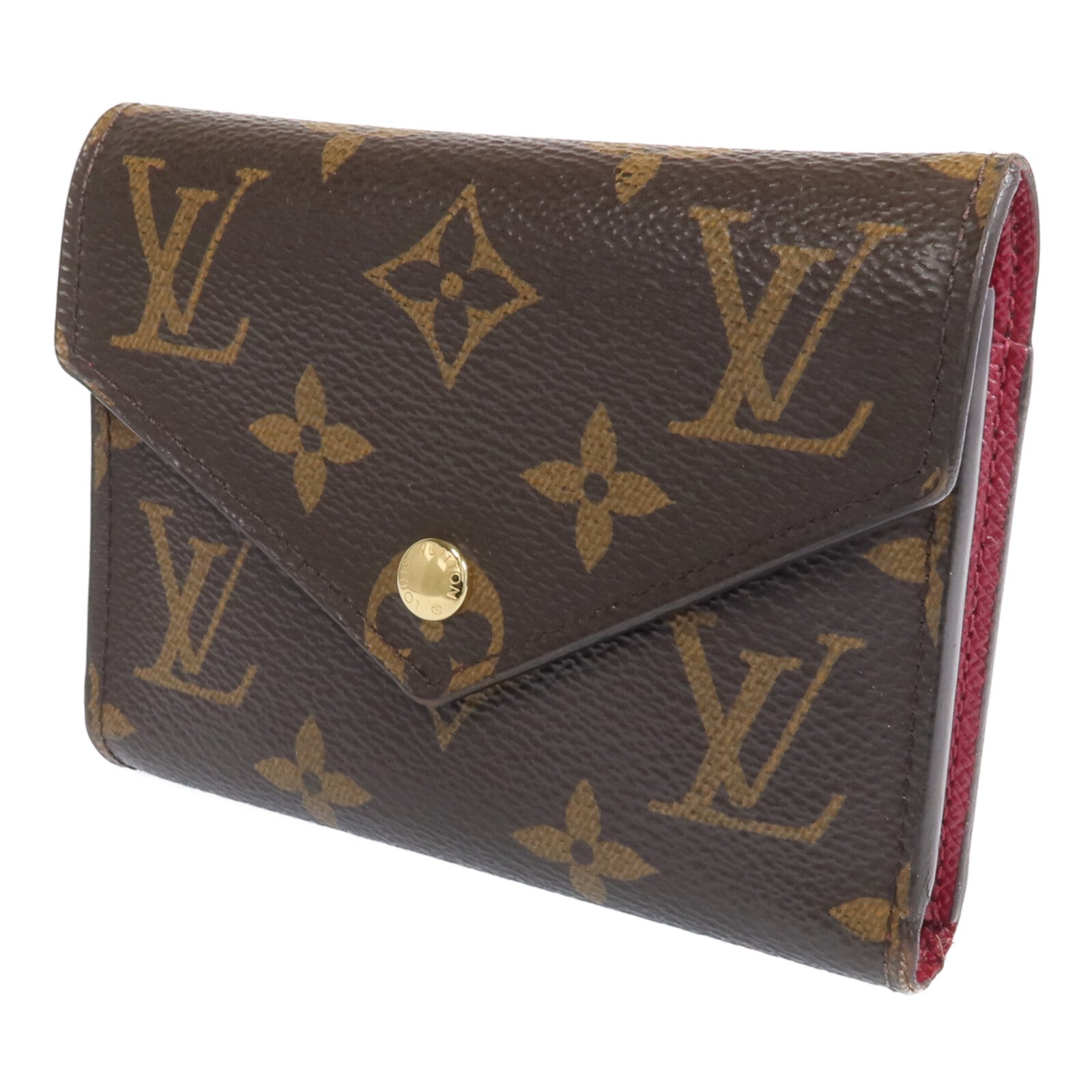 LOUIS VUITTON Monogram Portefeuille Victorine金扣錢包