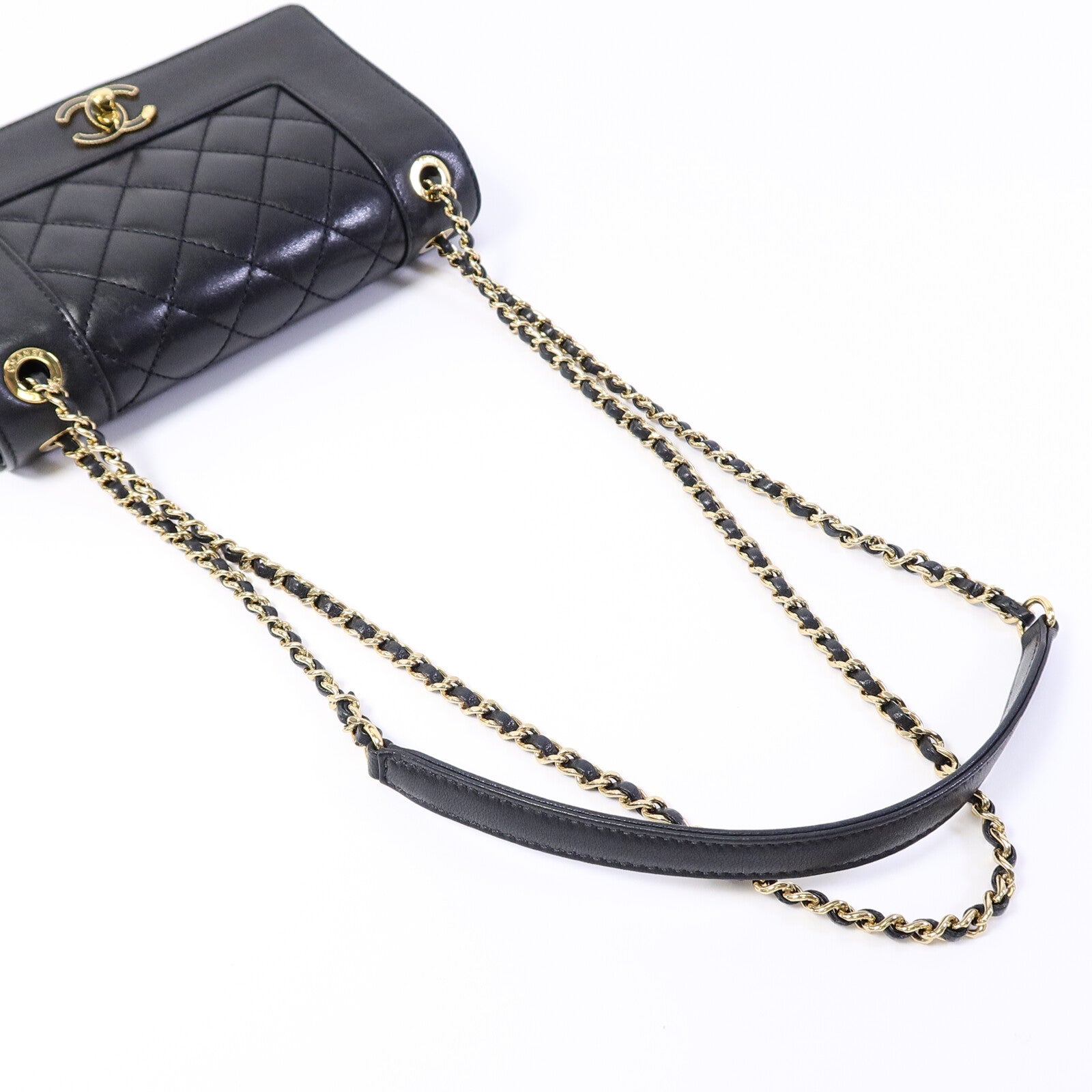 CHANEL 牛皮皮革Chain Shoulder Bag肩背袋