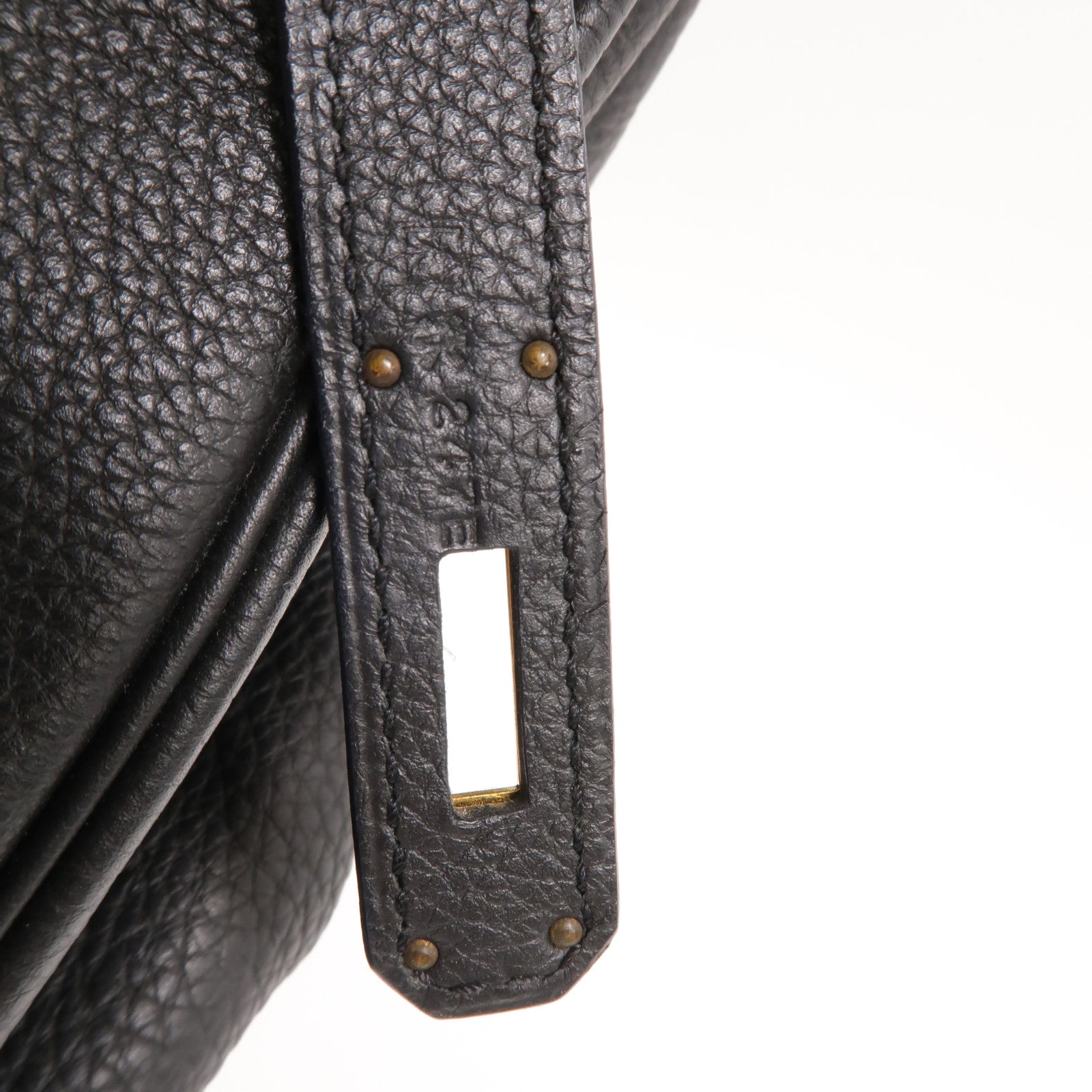 HERMES Togo皮革Kelly 32手挽肩背兩用袋Noir