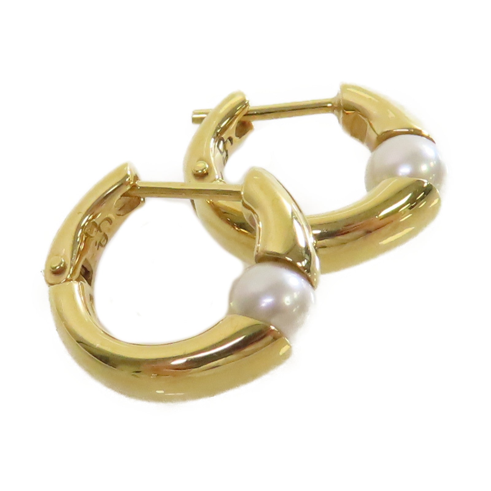 MIKIMOTO 18K黃金/珍珠Pearl Earrings耳環