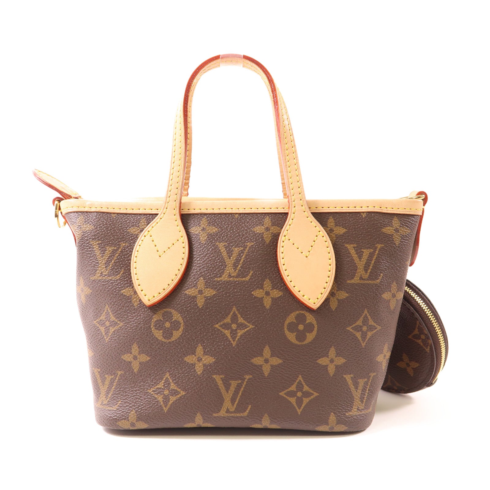 LOUIS VUITTON Monogram Neverfull BB金扣手挽肩背兩用袋