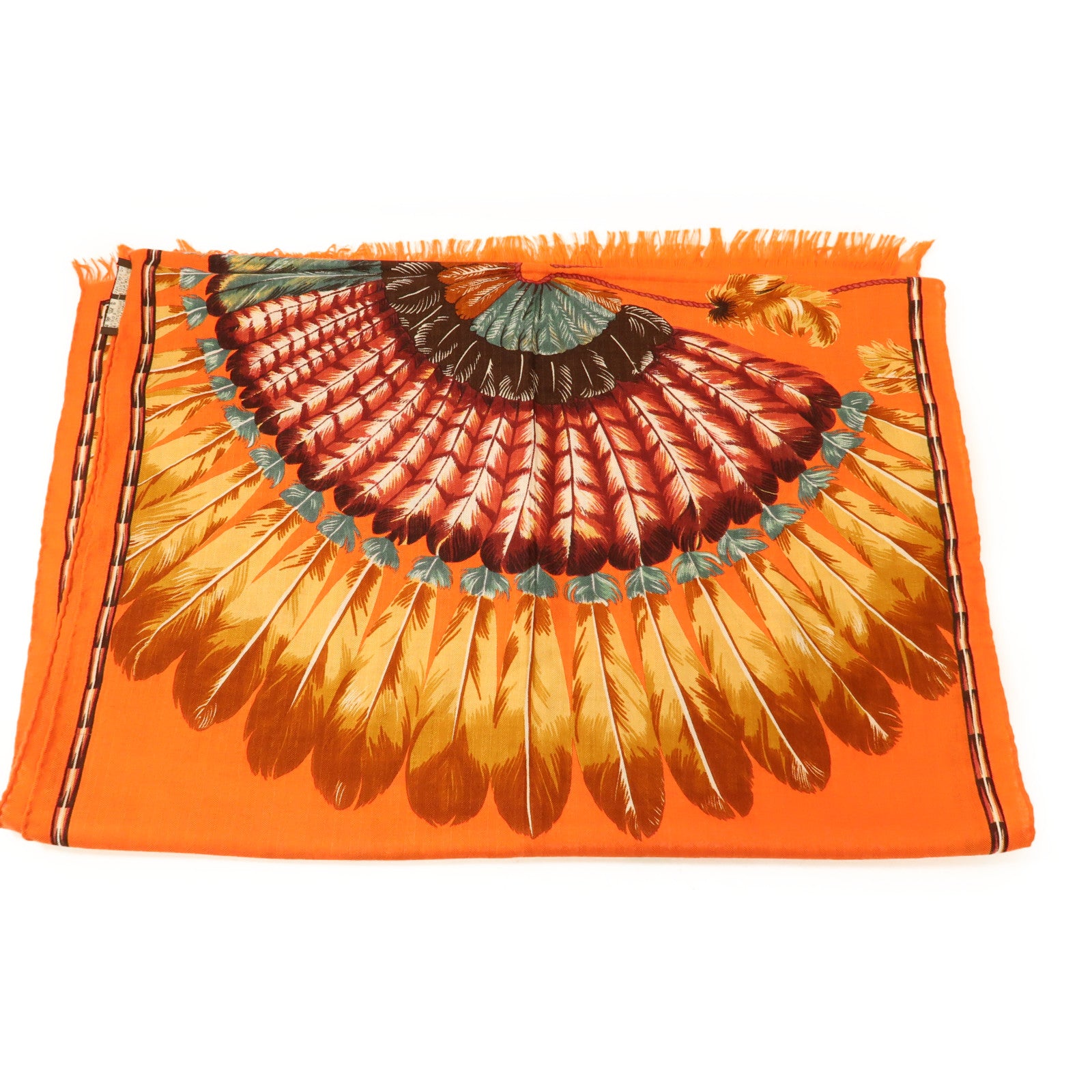 HERMES 羊絨/絲質Scarf圍巾