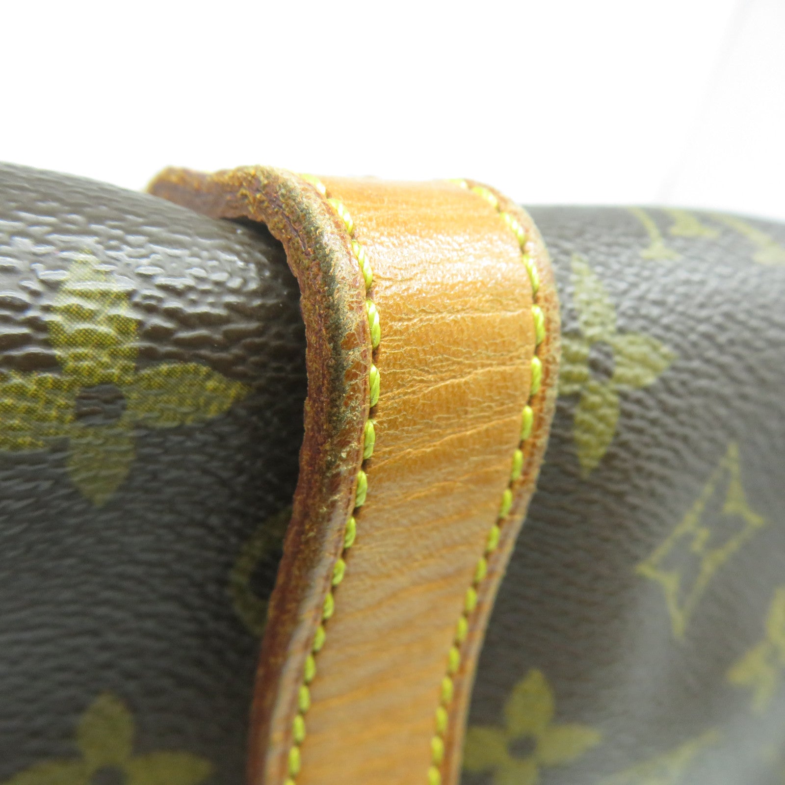 LOUIS VUITTON Monogram Saumur 30金扣肩背袋啡色