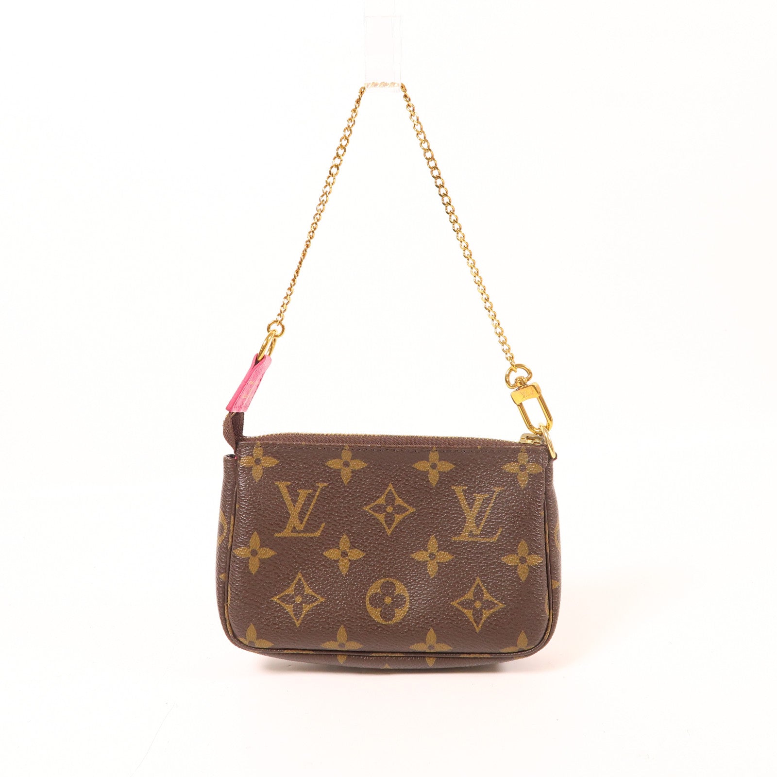 LOUIS VUITTON Monogram Pochette Accessories金扣手挽袋