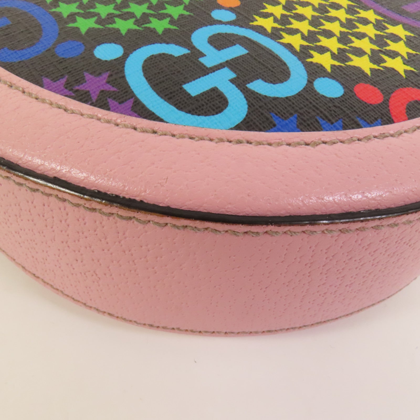 GUCCI 塗層帆布GG Psychedelic Shoulder Bag肩背袋