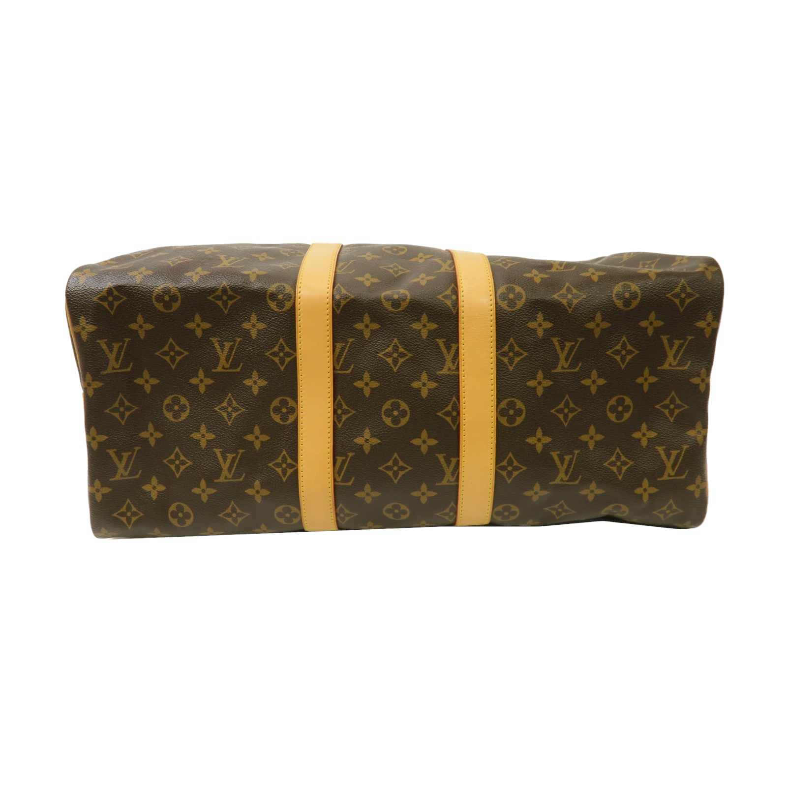 LOUIS VUITTON Monogram Keepall 45 Bandouliere金扣手挽肩背兩用袋啡色