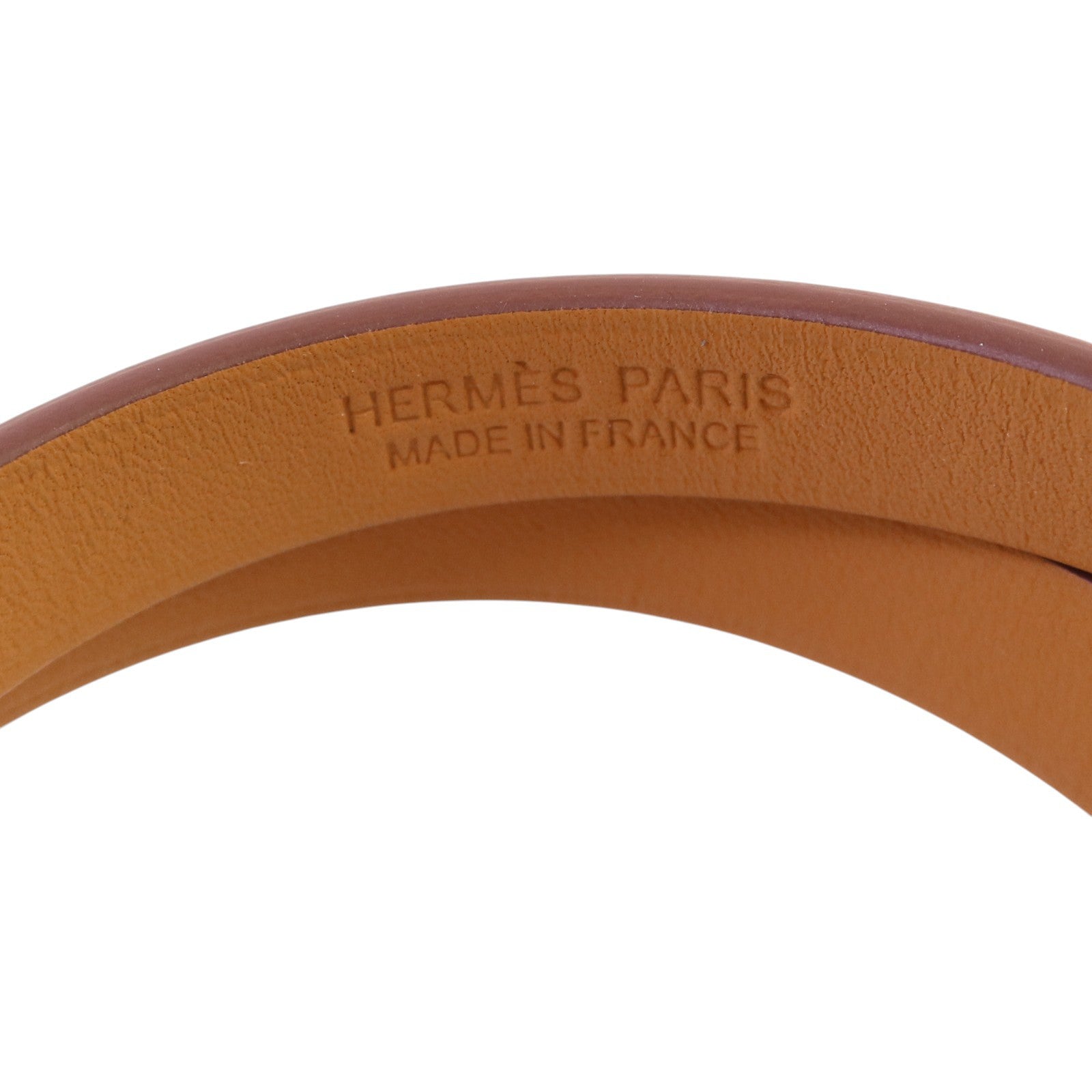 HERMES Swift皮革Mini Kelly Double Tour Bracelet金扣手鏈