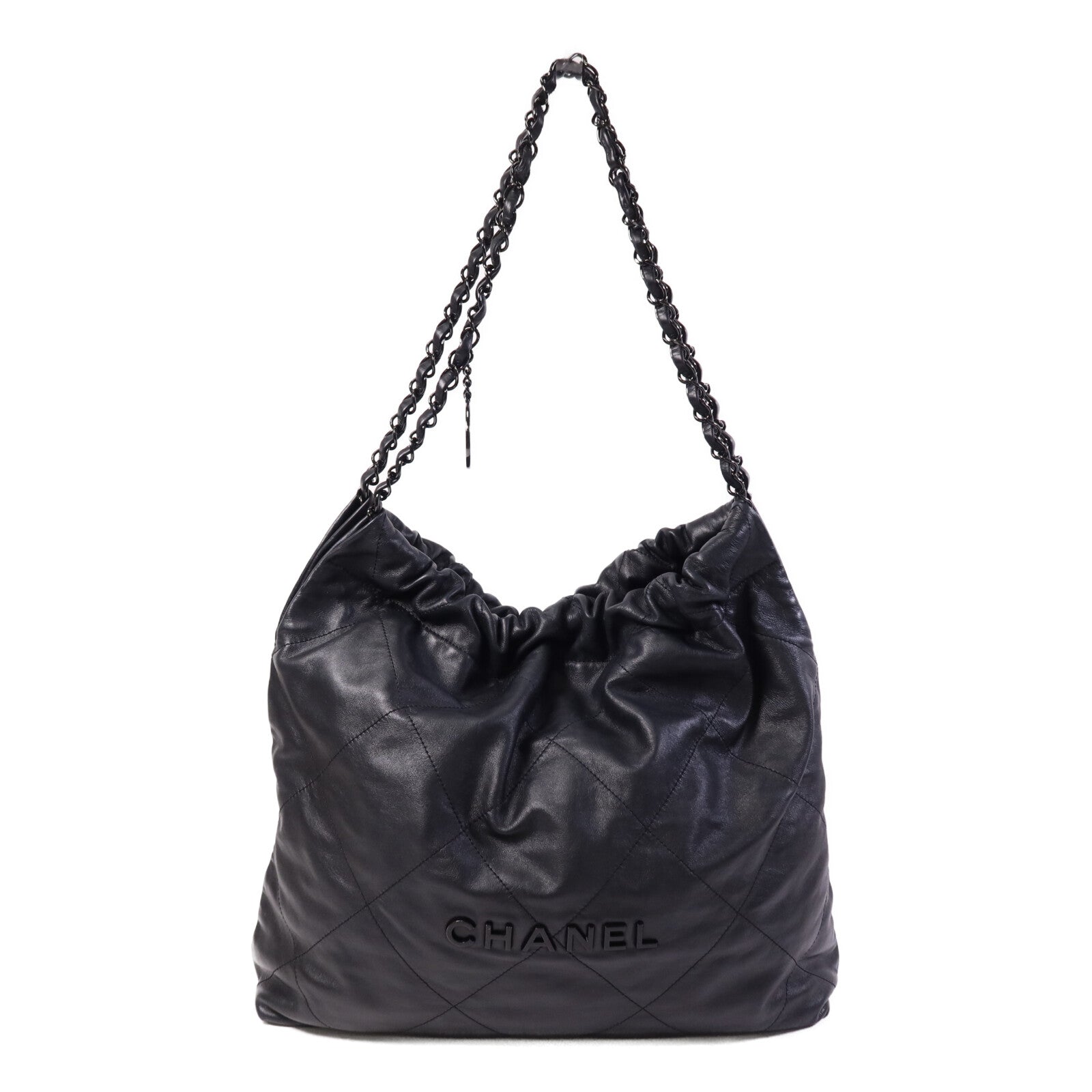 CHANEL 羊皮皮革Chanel 22鏈帶肩背袋