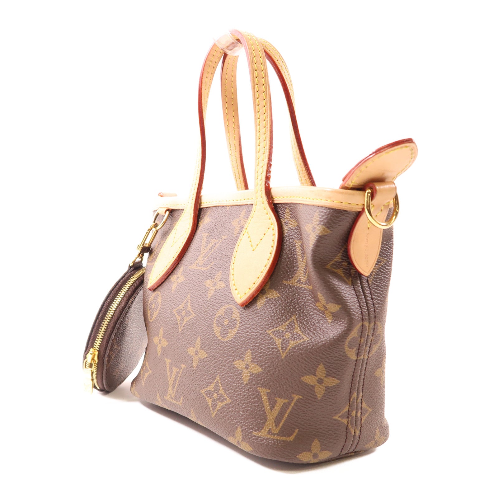 LOUIS VUITTON Monogram Neverfull BB金扣手挽肩背兩用袋