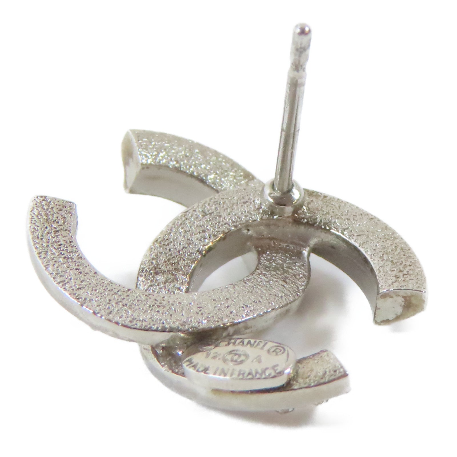 CHANEL 金屬Earrings耳環銀色