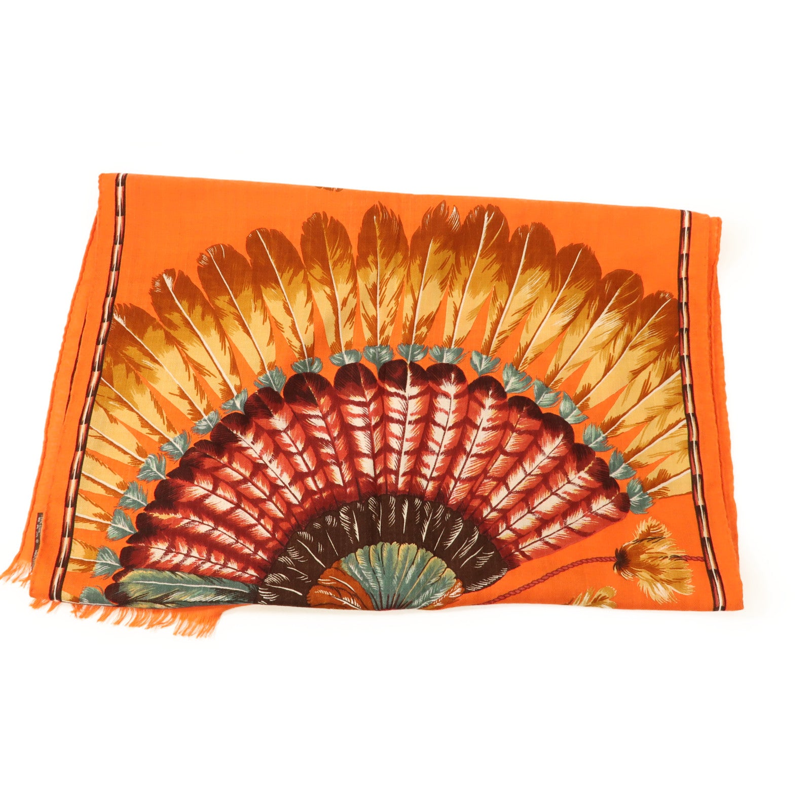 HERMES 羊絨/絲質Scarf圍巾