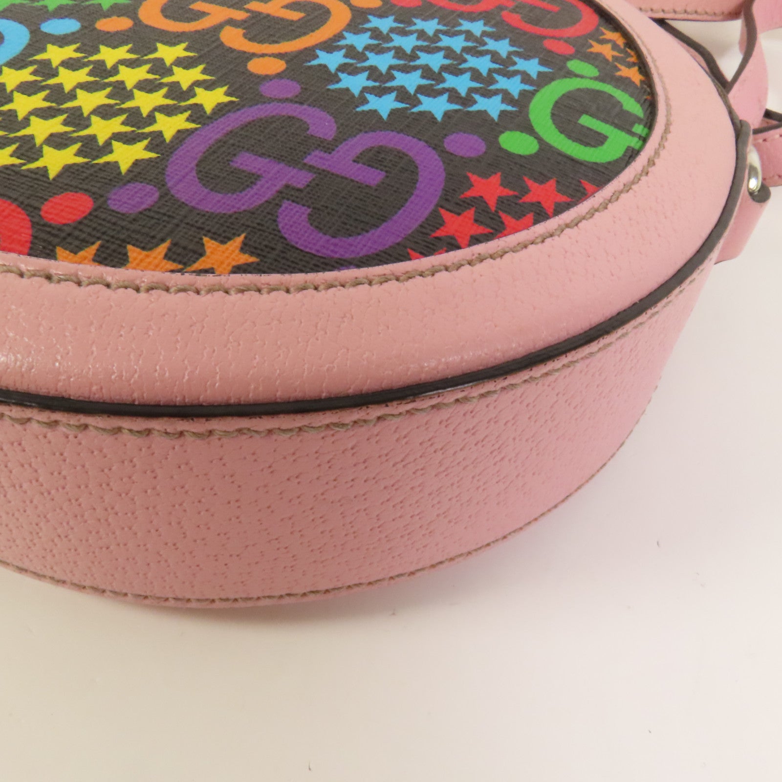 GUCCI 塗層帆布GG Psychedelic Shoulder Bag肩背袋