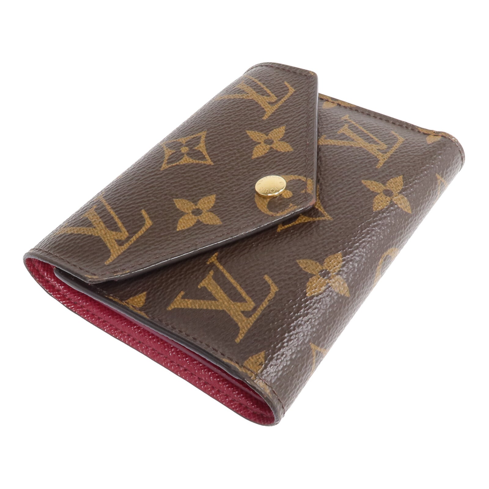 LOUIS VUITTON Monogram Portefeuille Victorine金扣錢包