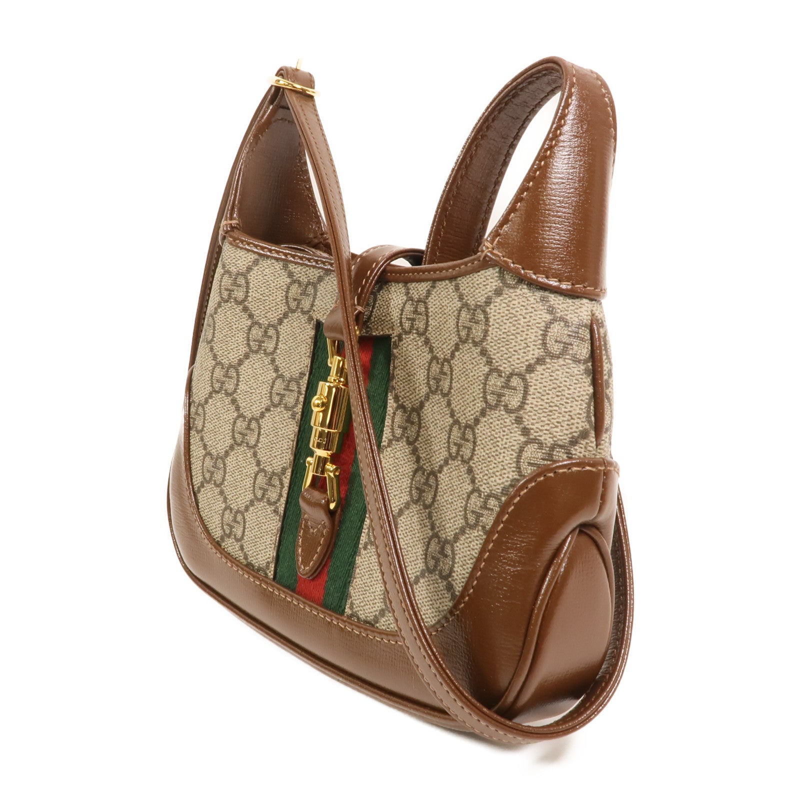 GUCCI 塗層帆布Mini Jackie 1961肩背袋