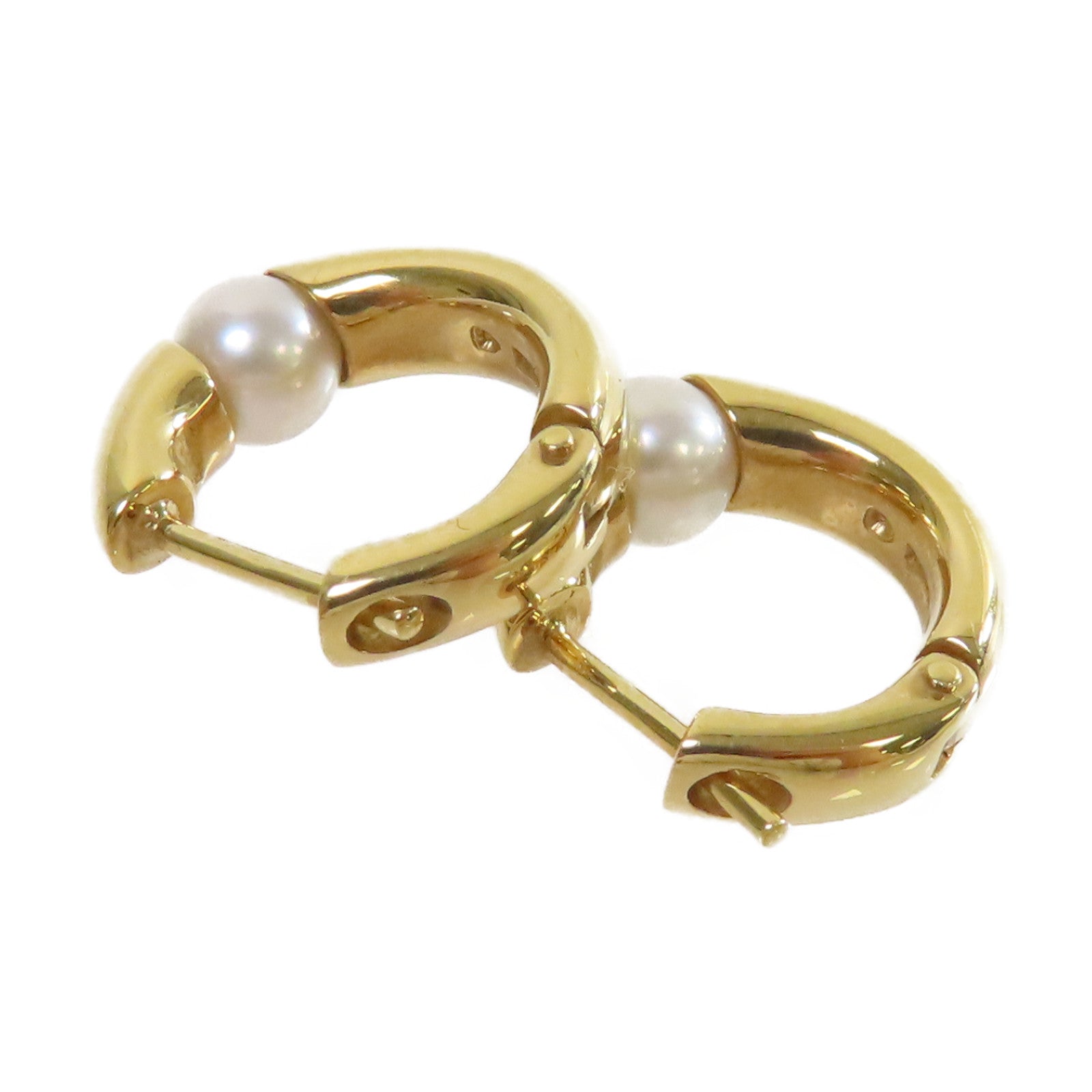 MIKIMOTO 18K黃金/珍珠Pearl Earrings耳環
