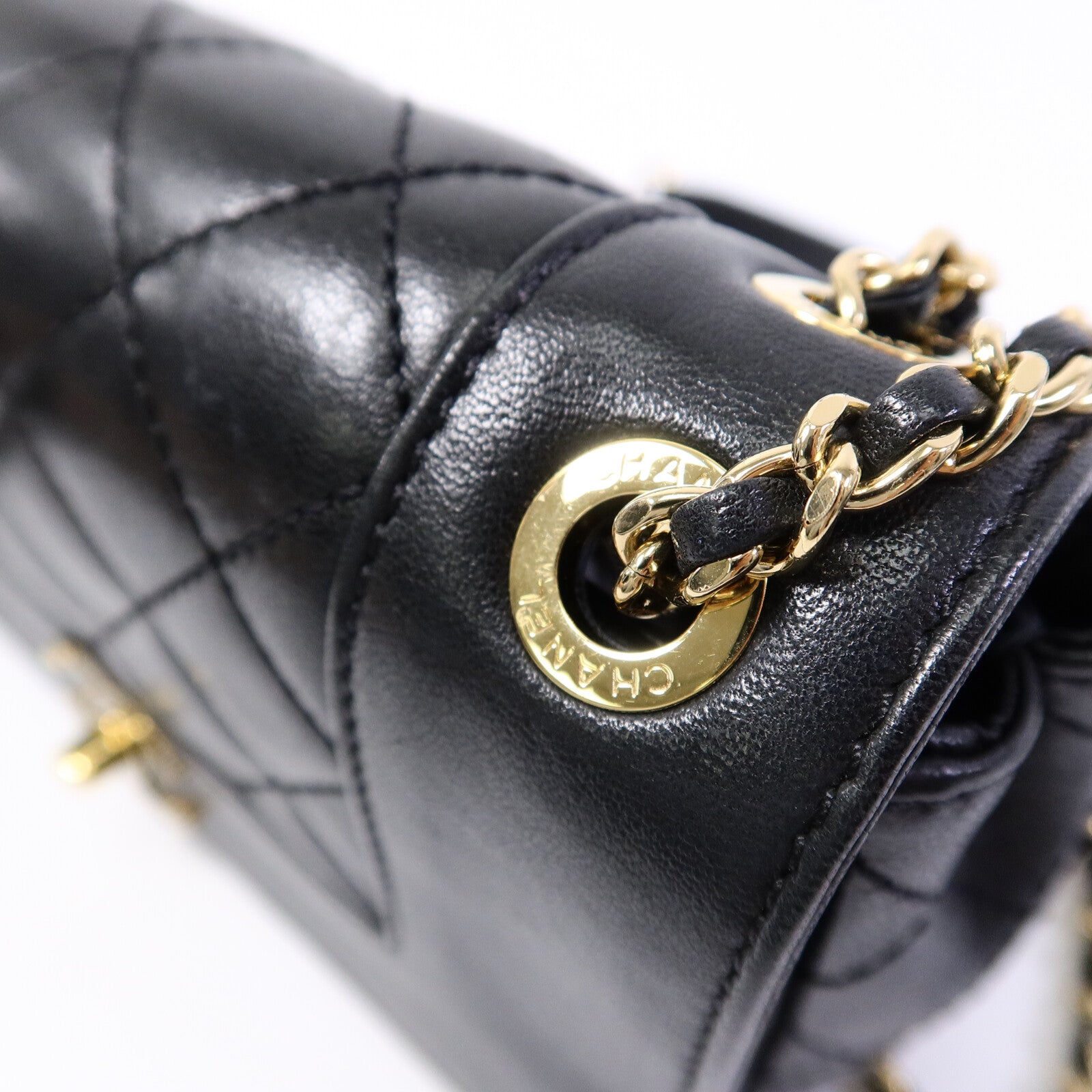 CHANEL 牛皮皮革Chain Shoulder Bag肩背袋