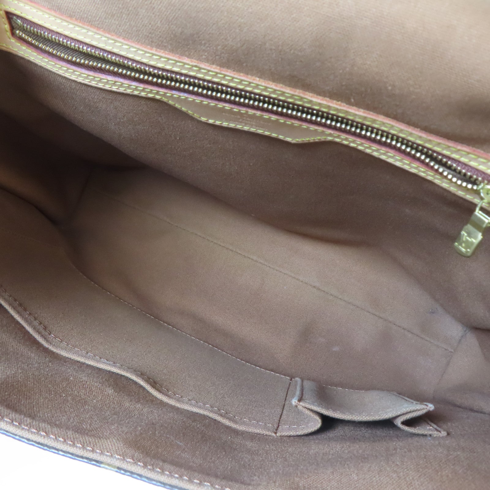 LOUIS VUITTON Monogram Abbesses金扣肩背袋啡色
