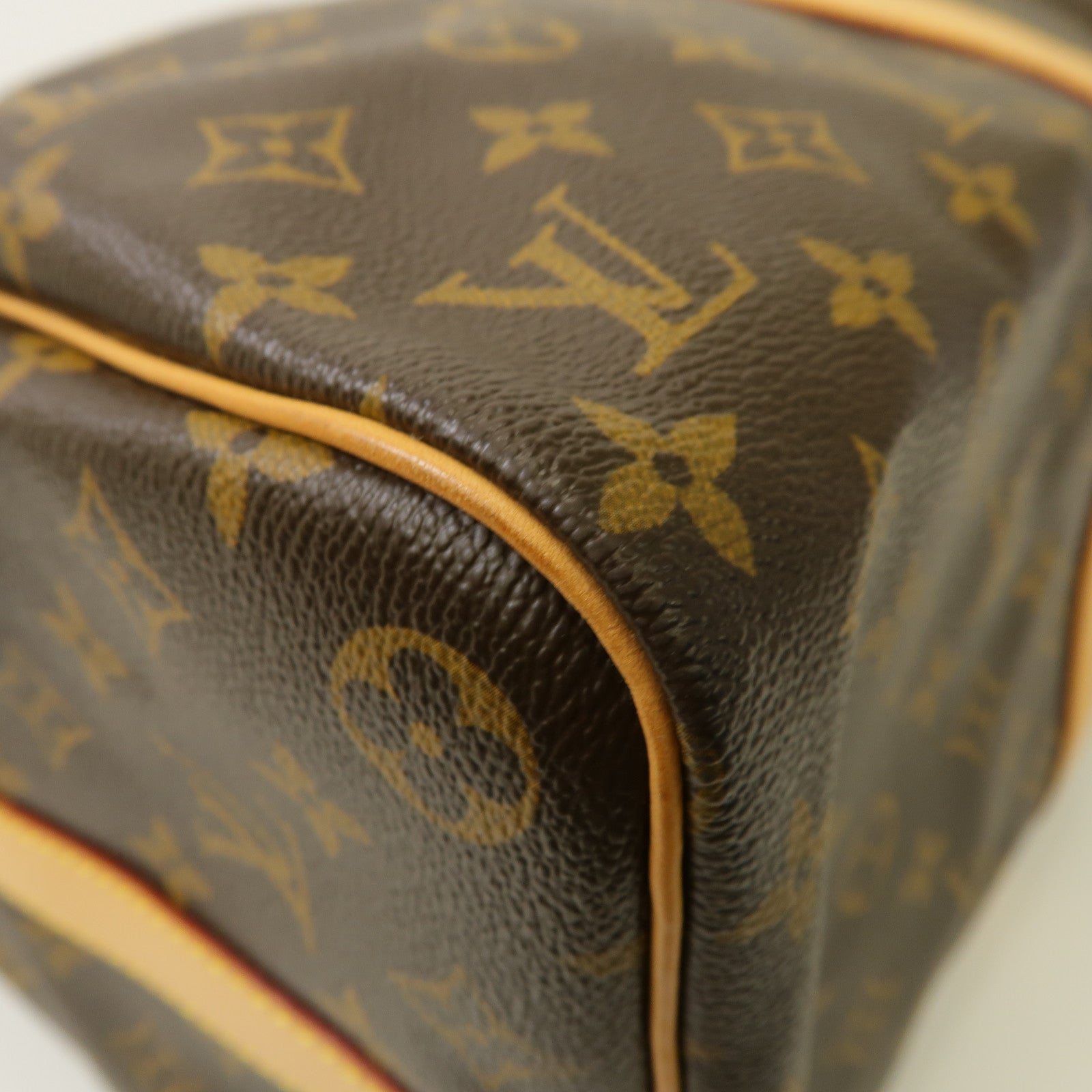 LOUIS VUITTON Monogram Keepall 45 Bandouliere金扣手挽肩背兩用袋啡色